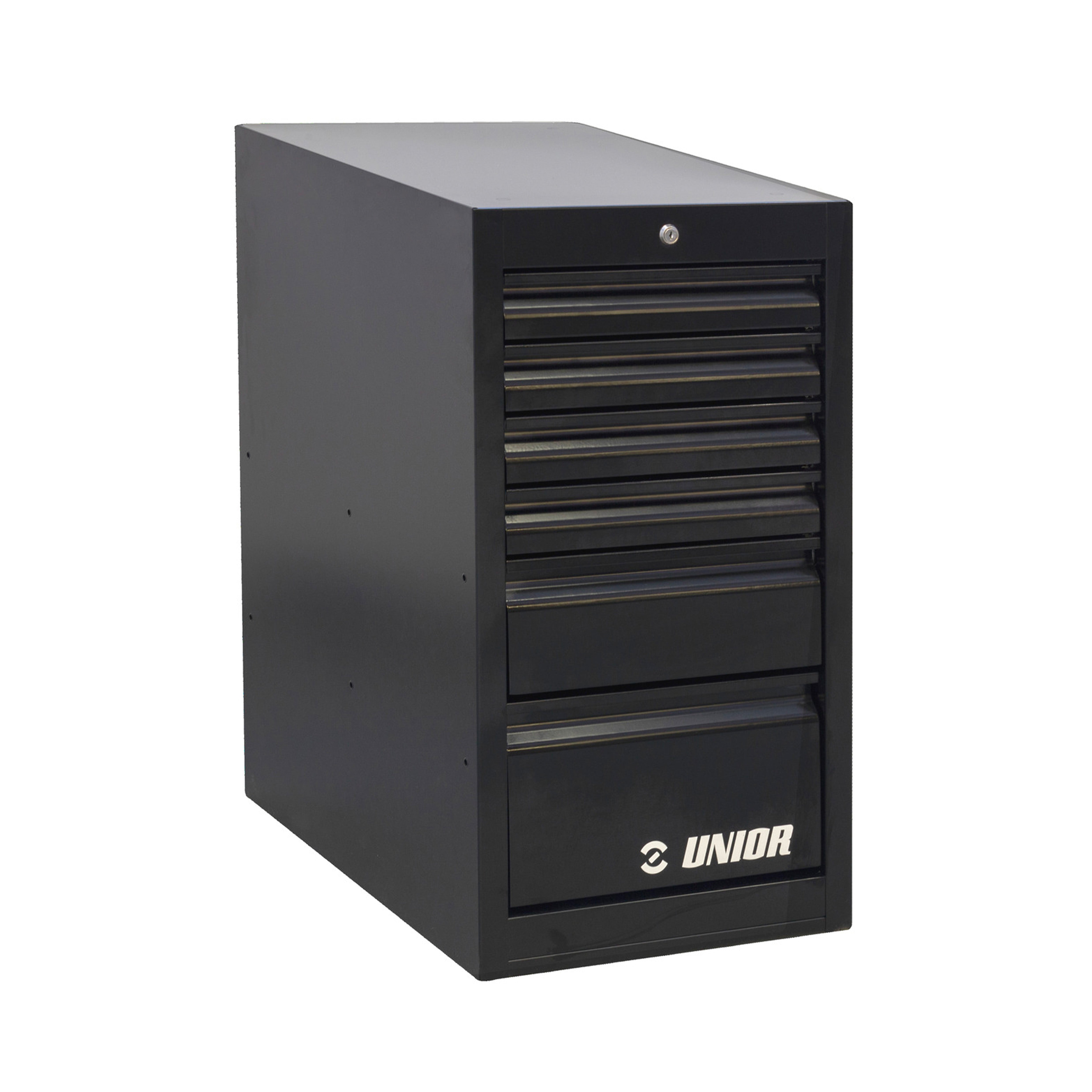 Narrow drawer cabinet - 6 drawers 990ND6-BLACK 475 x 650 x 870
