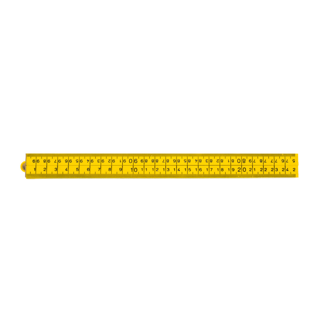 Duimstok, nylon, geel 4396N 1M