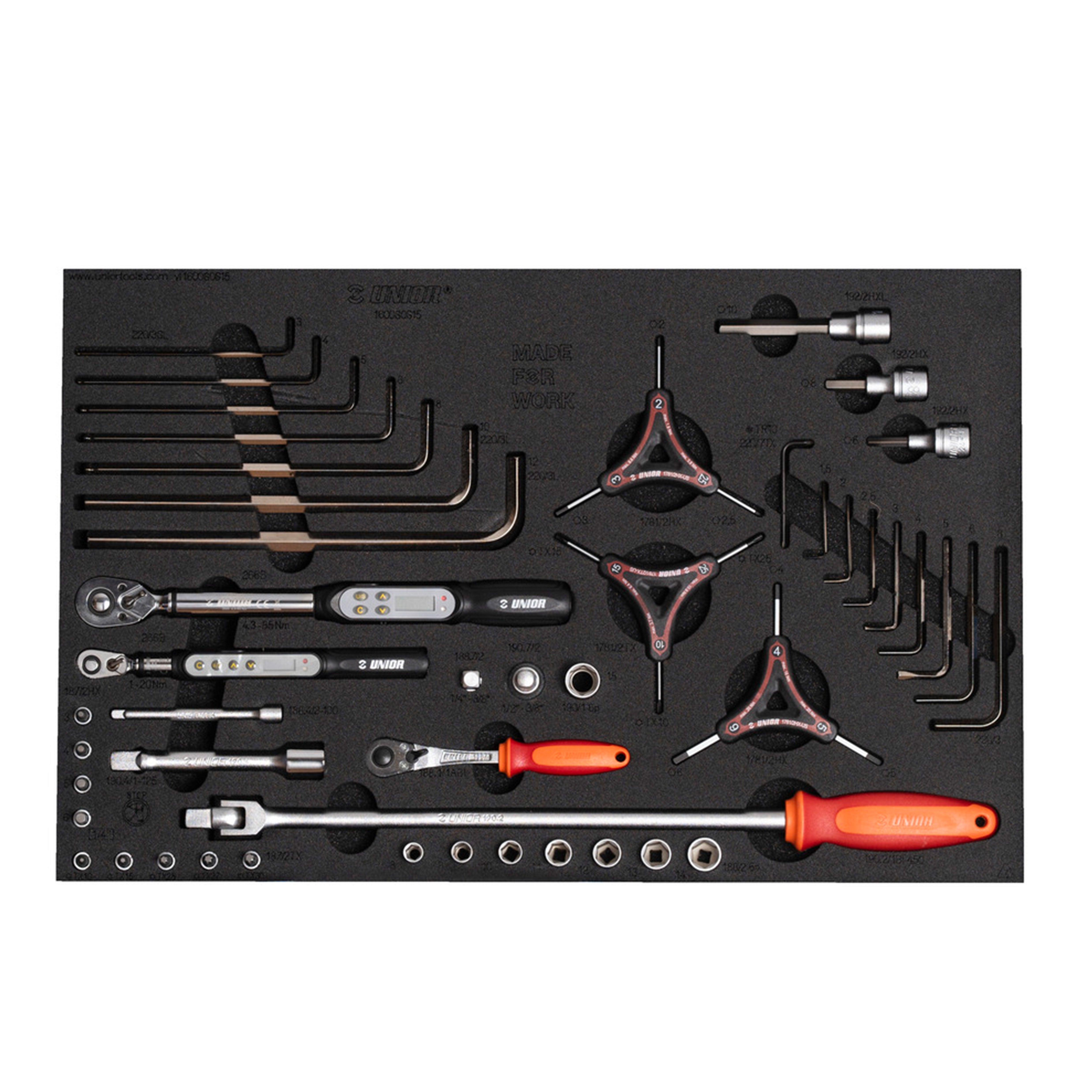 **Bike tool set in SOS tool tray 1600SOS15-US