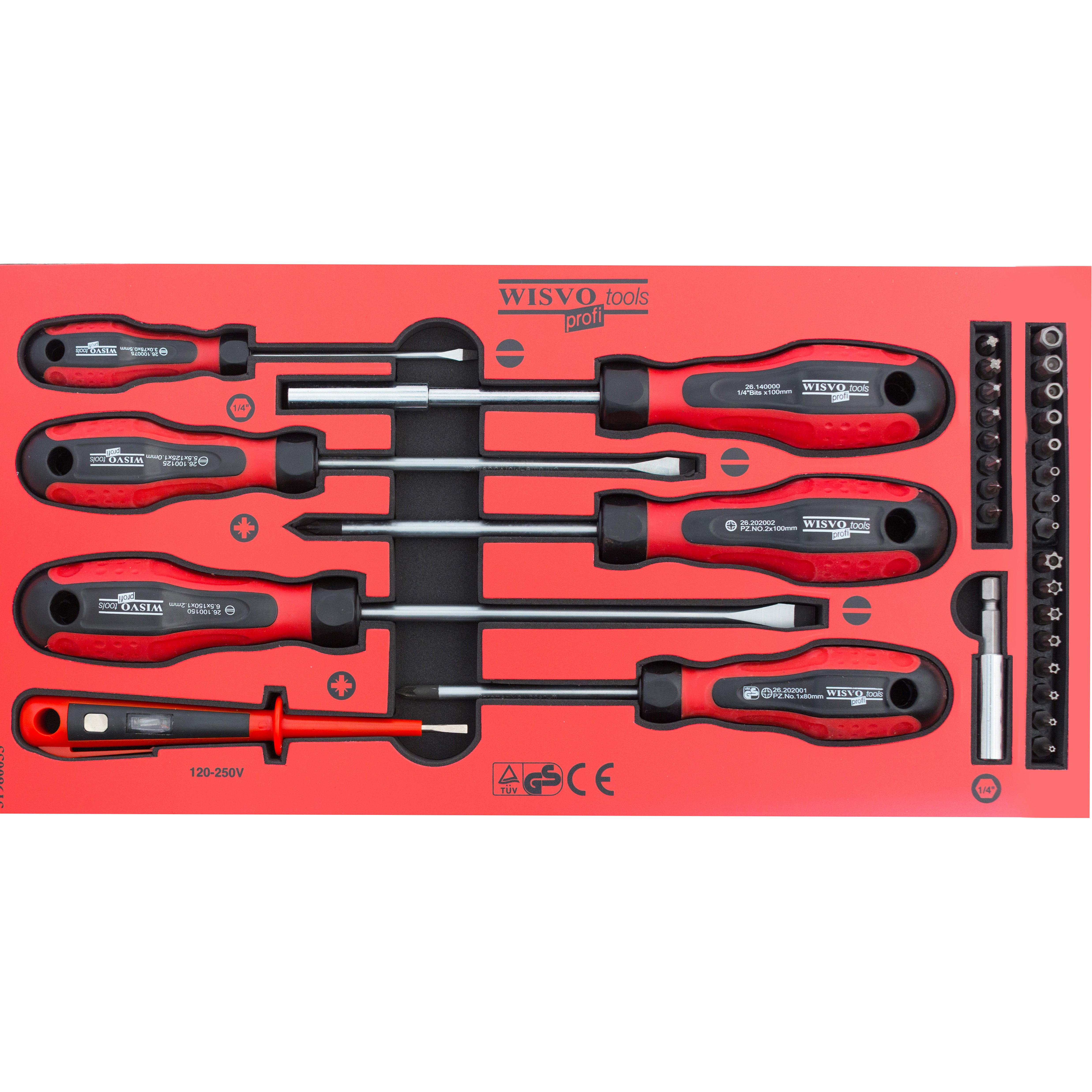 Schroevendraaierset in SOS-module 3198/32