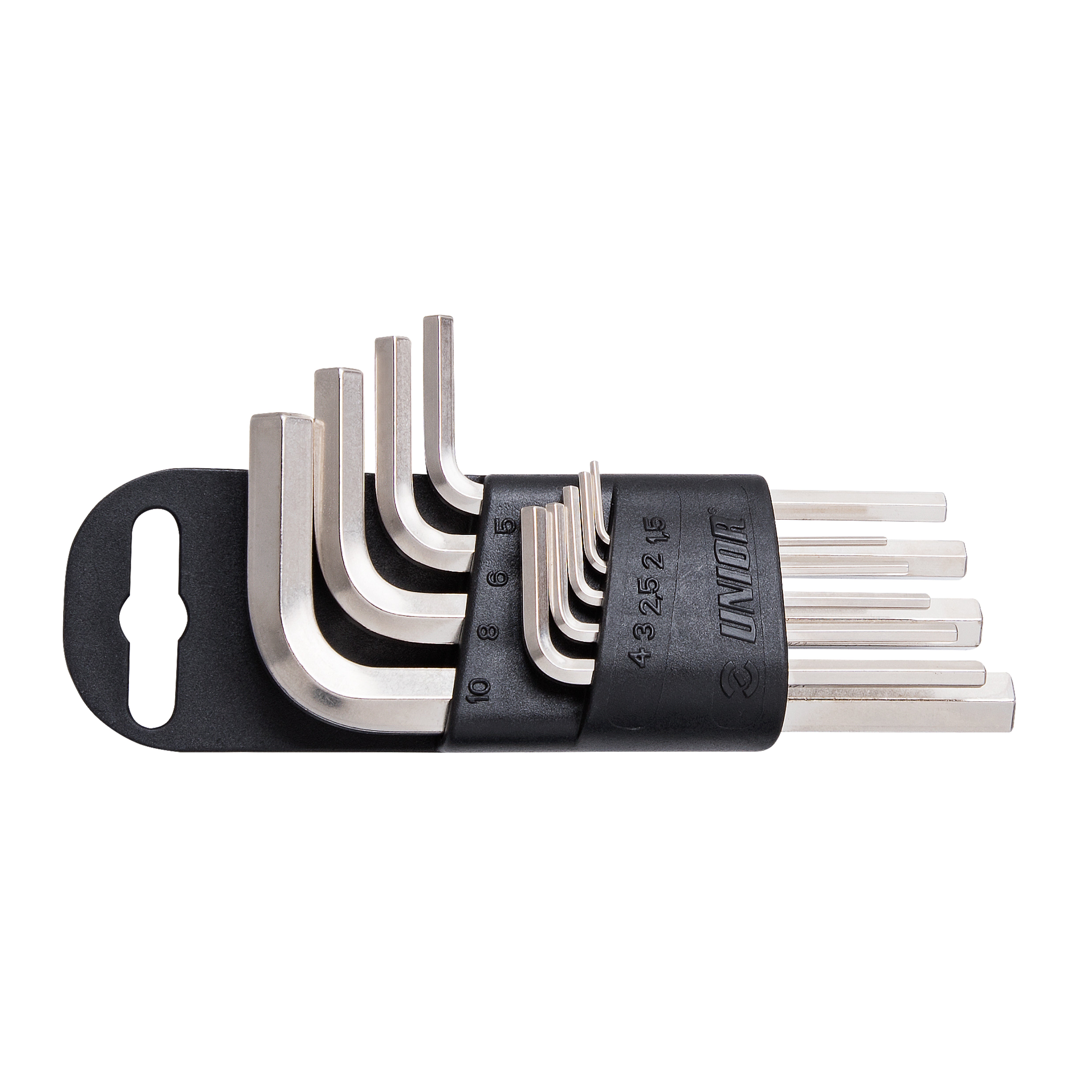 ***Set of hexagon wrenches on plastic clip 220/3PH-US 1,5-10/9