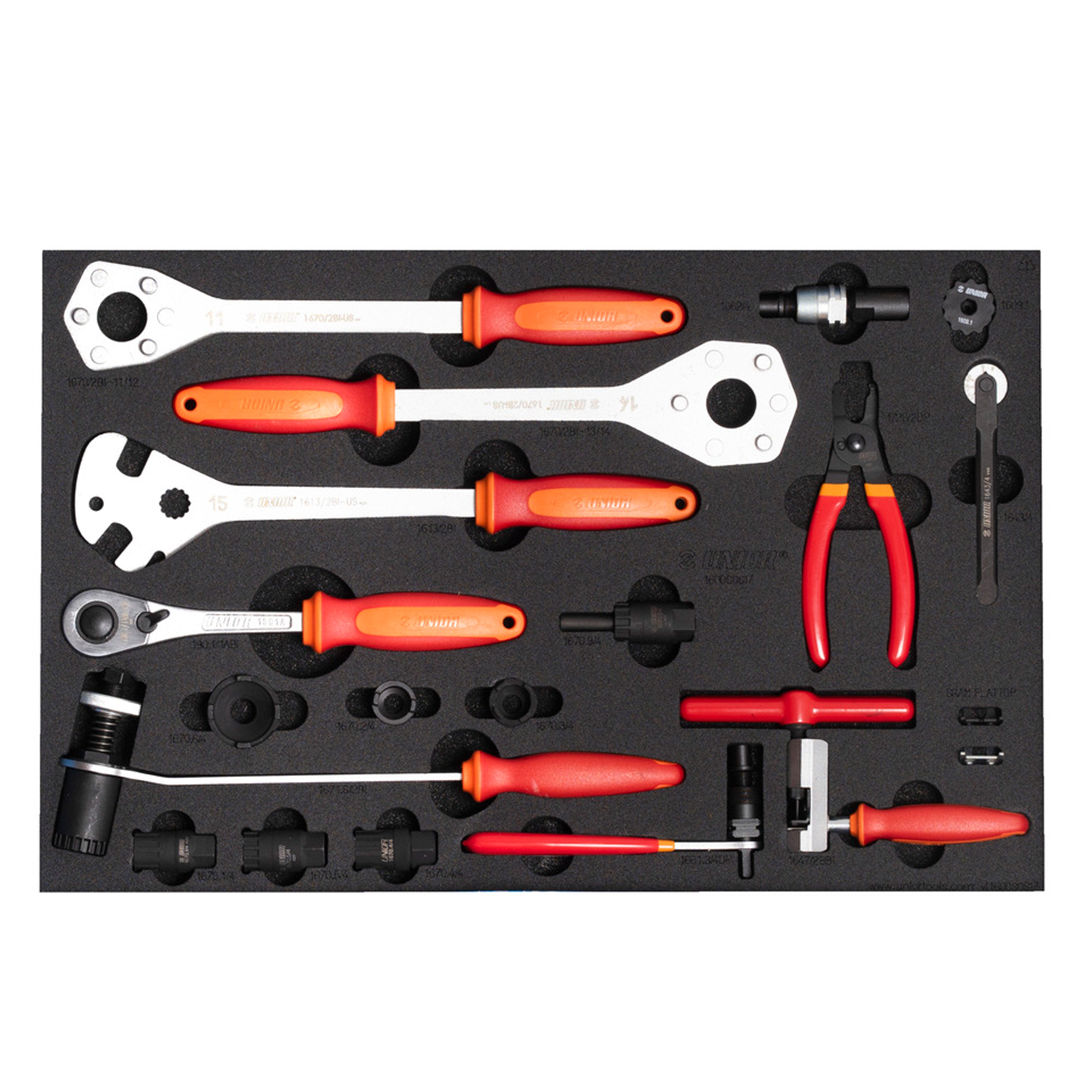 **Bike tool set in SOS tool tray 1600SOS17-US