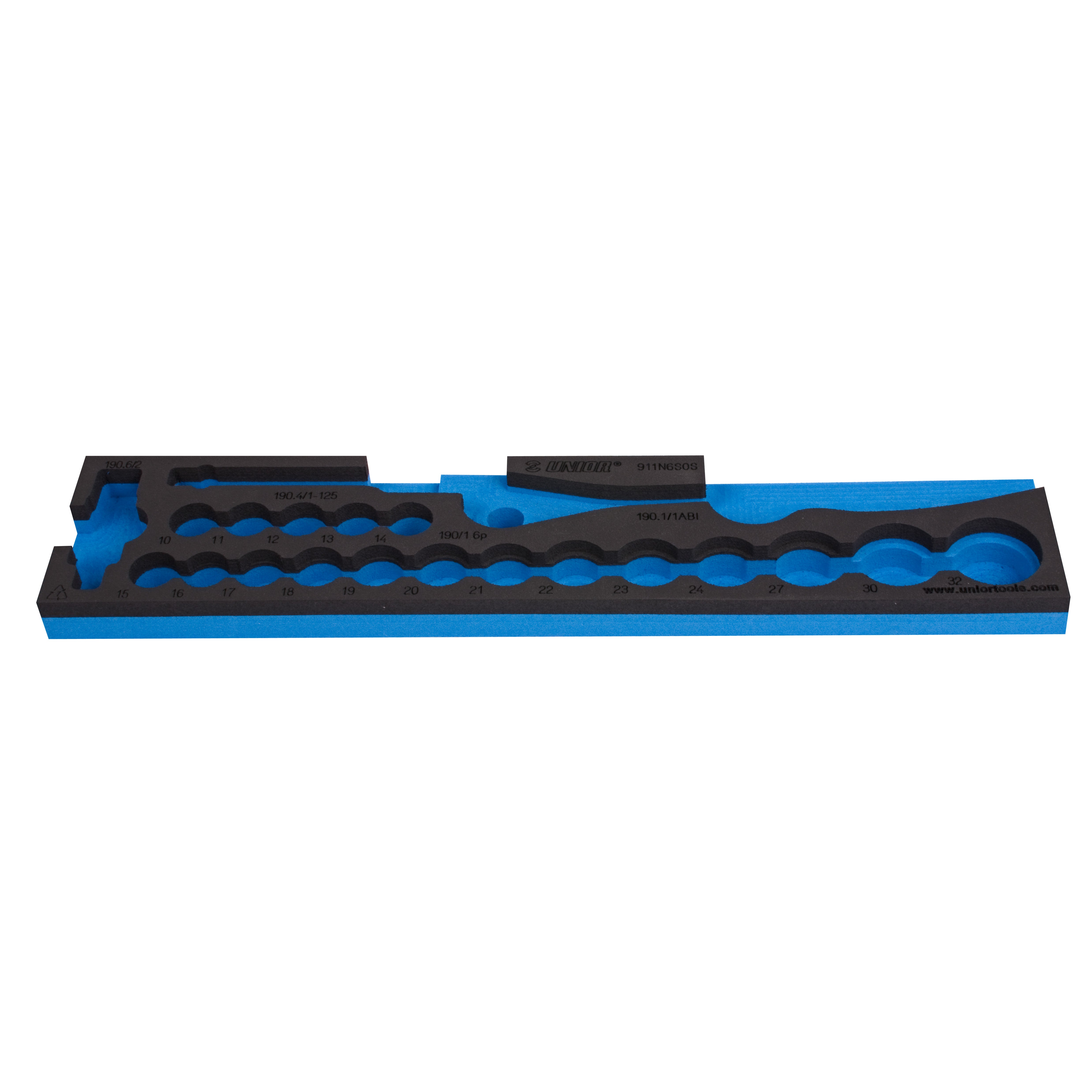 **Foam modules dopsleutelset voor gereedschapkist 911 VL911N6SOS 95 x 447 x 30
