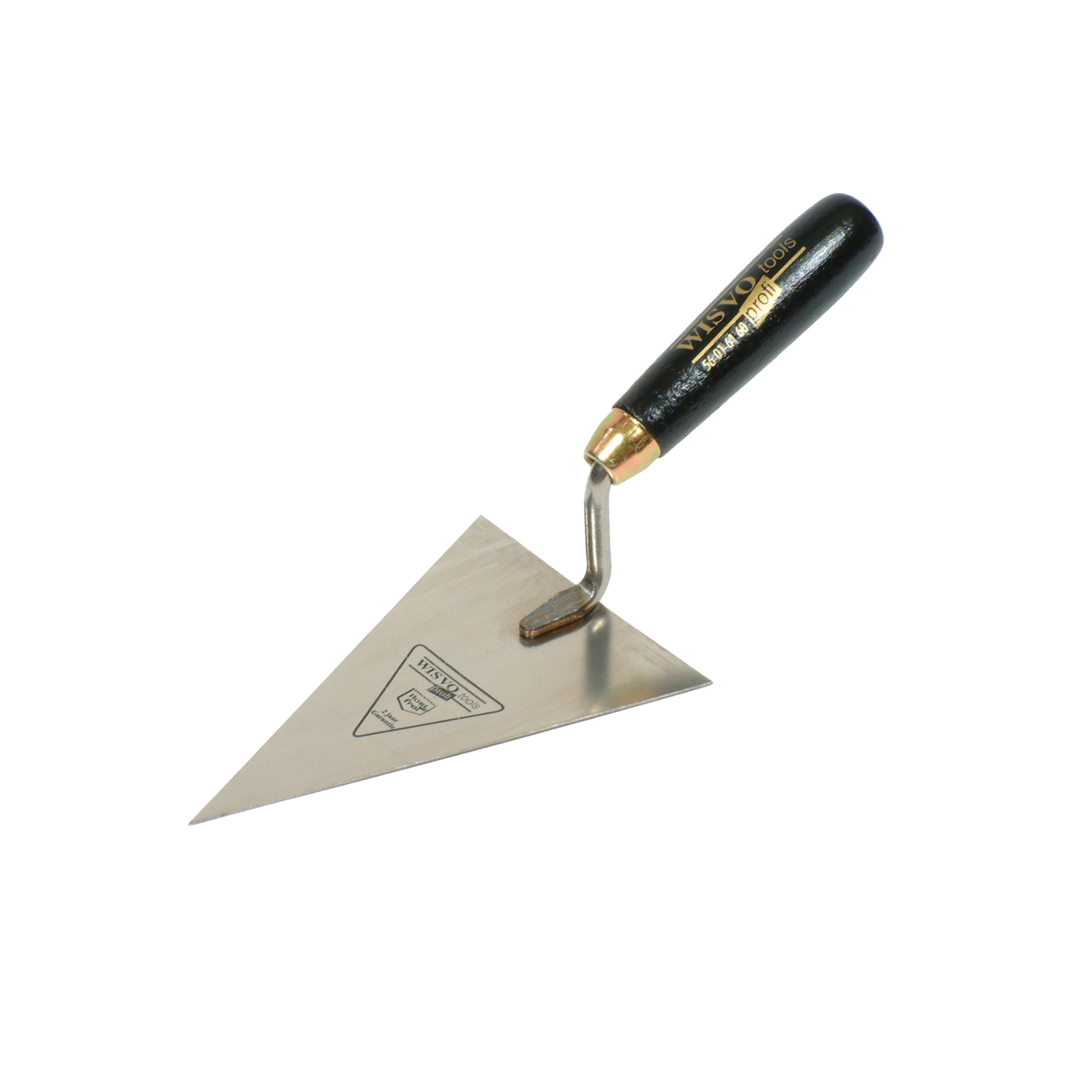 Pleistertroffel, punt, RVS  160