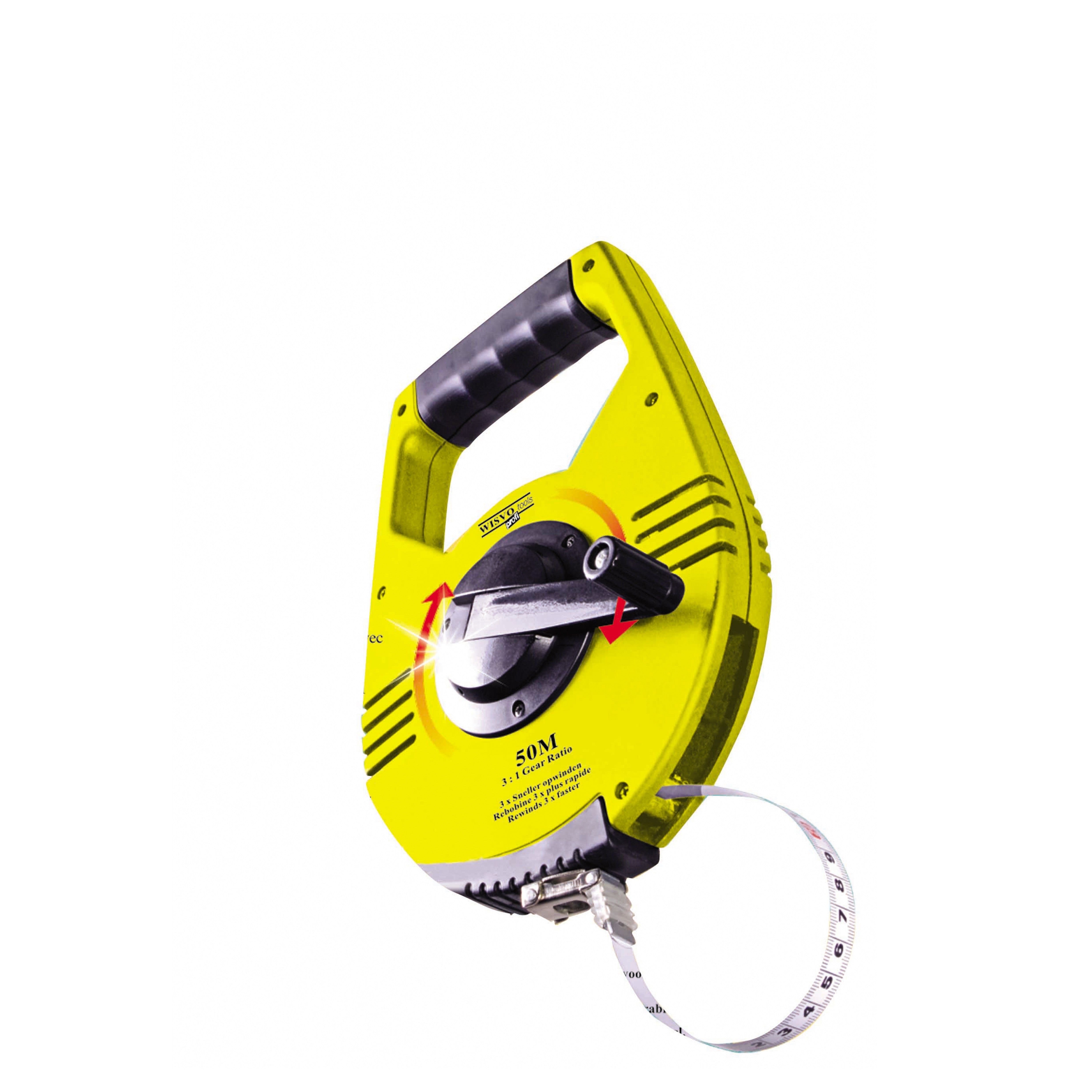 Landmeter, stalen band 4411 50M