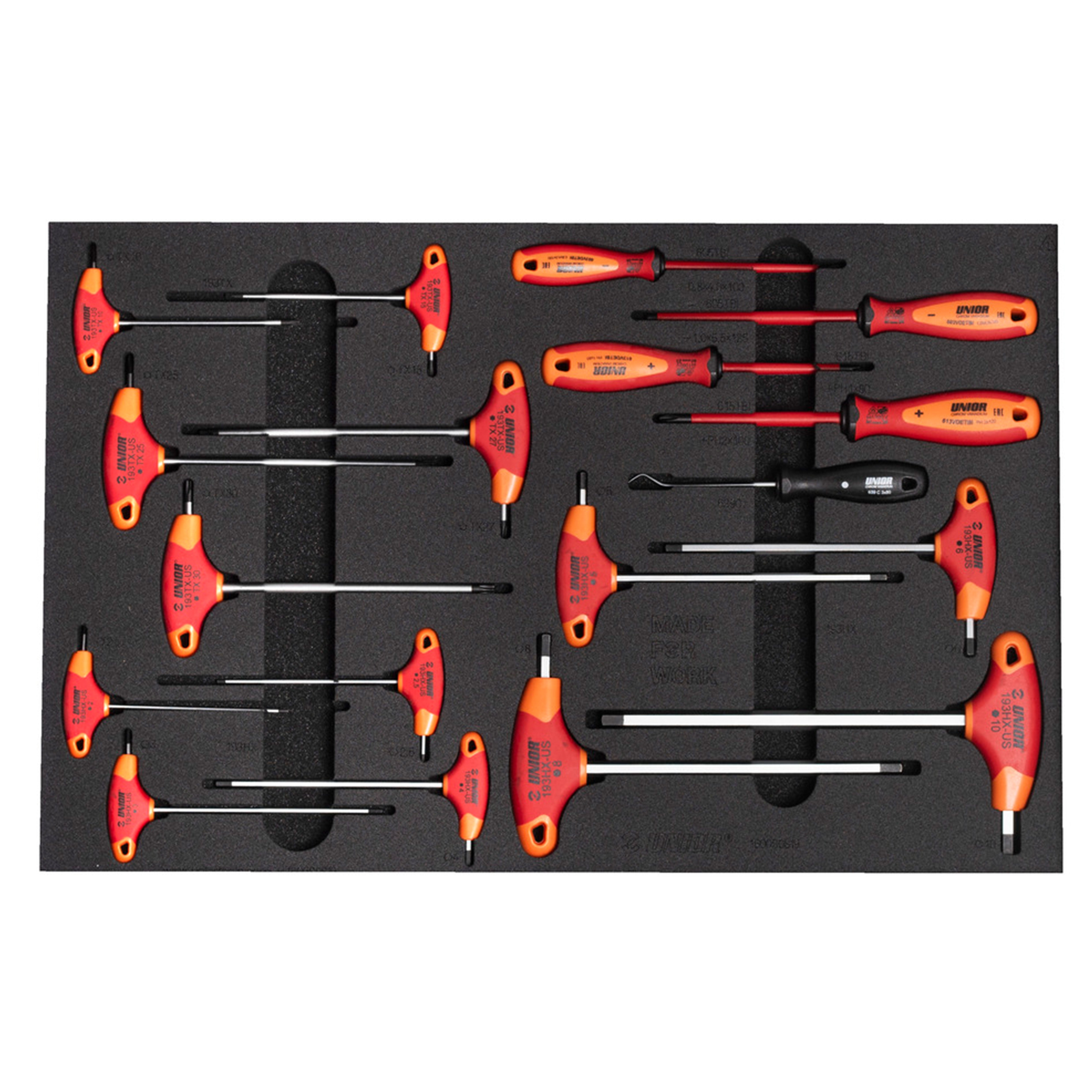 **Bike tool set in SOS tool tray 1600SOS19-US=Vervallen, zie 640024