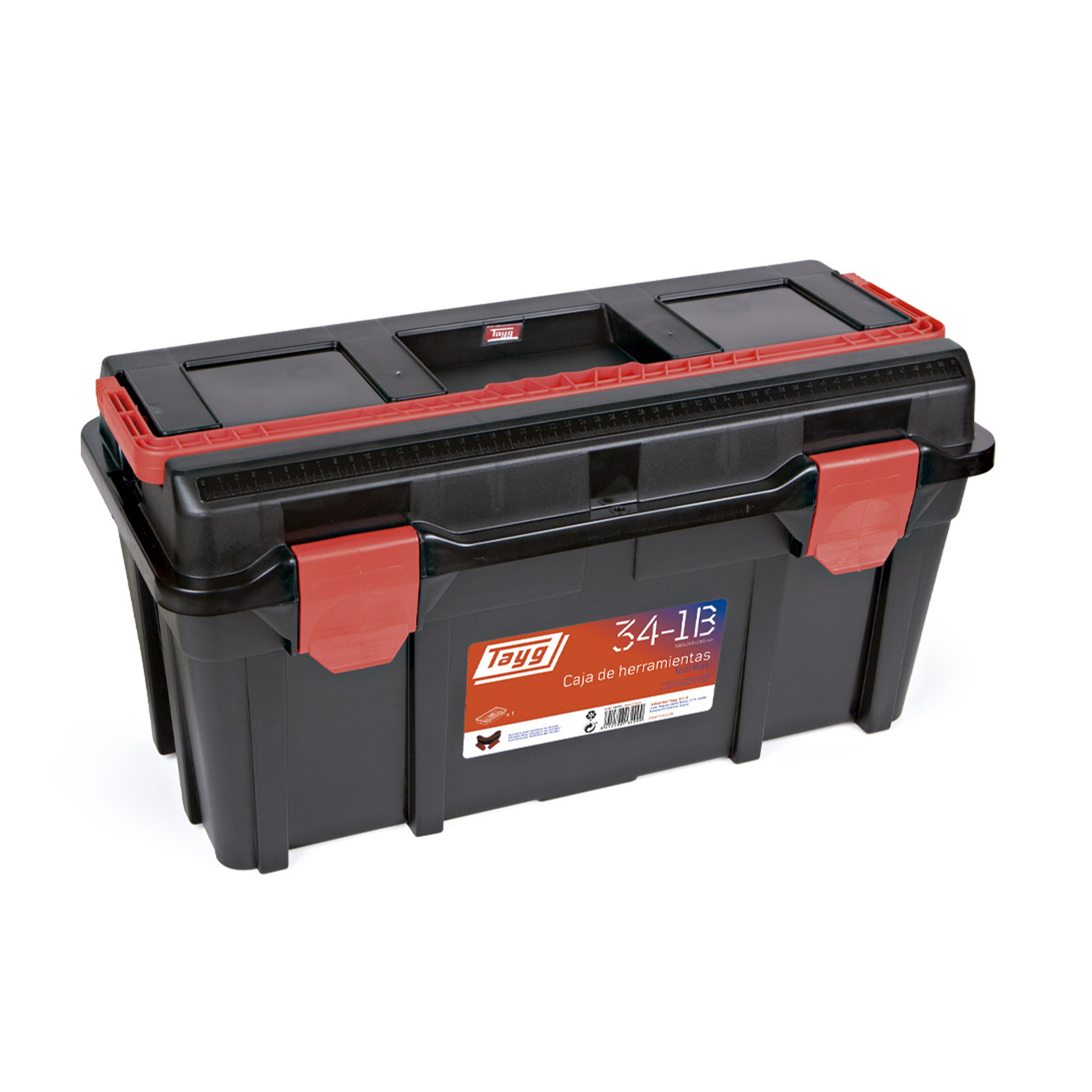 Gereedschapkoffer, kunststof  580 x 285 x 290