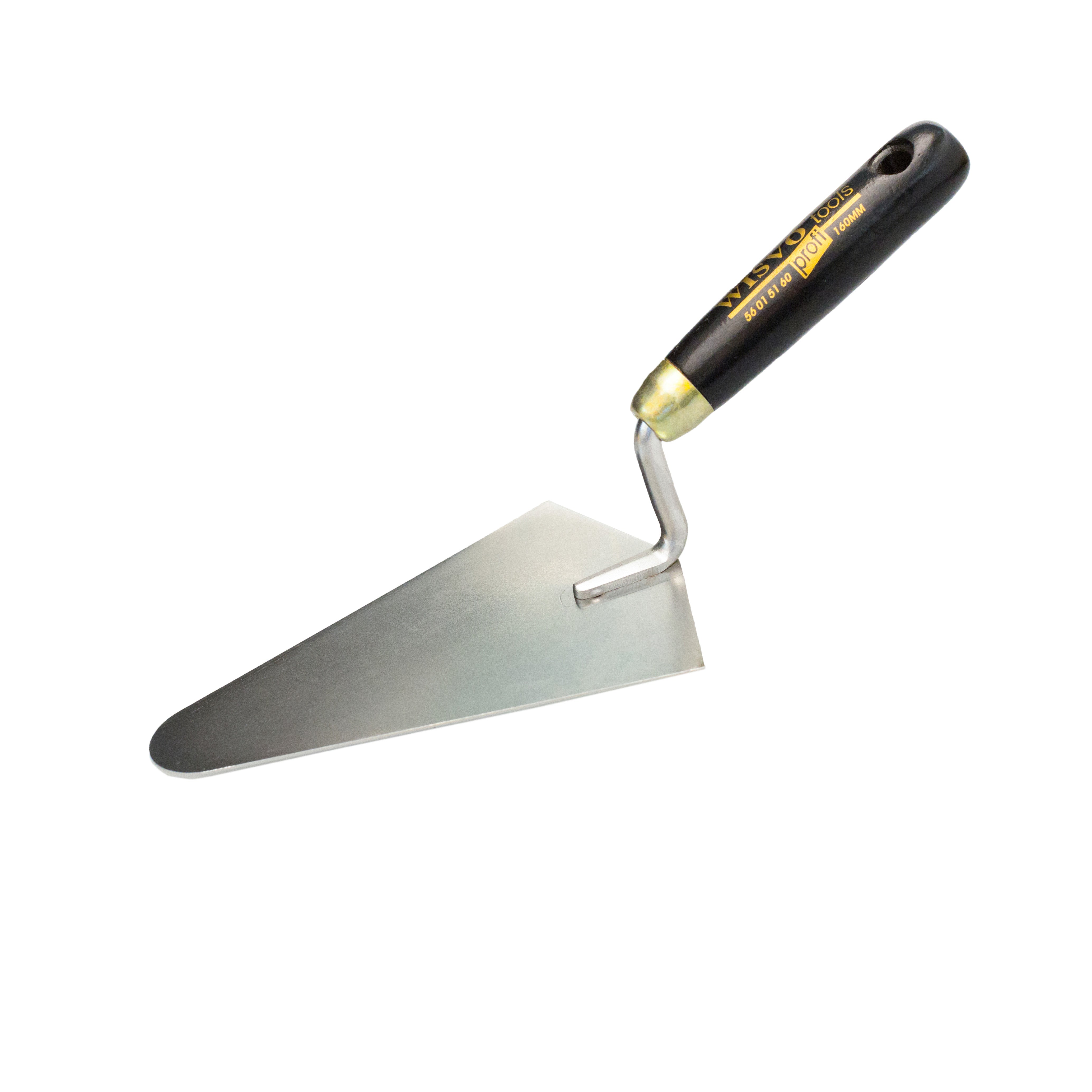 Pleistertroffel, rond, RVS  140