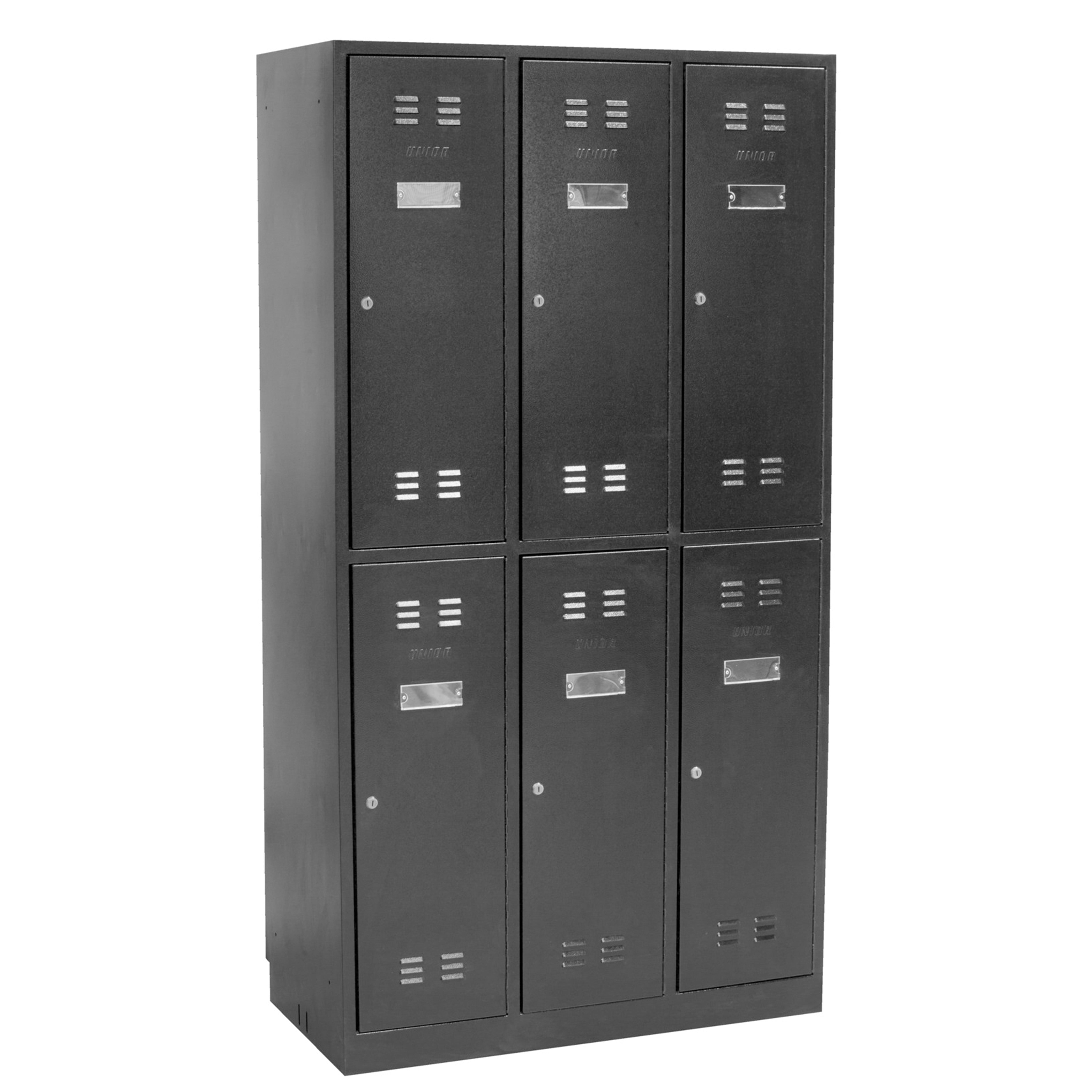 Wardrobe cabinet, 6 compartments 950/6-BLACK 1000