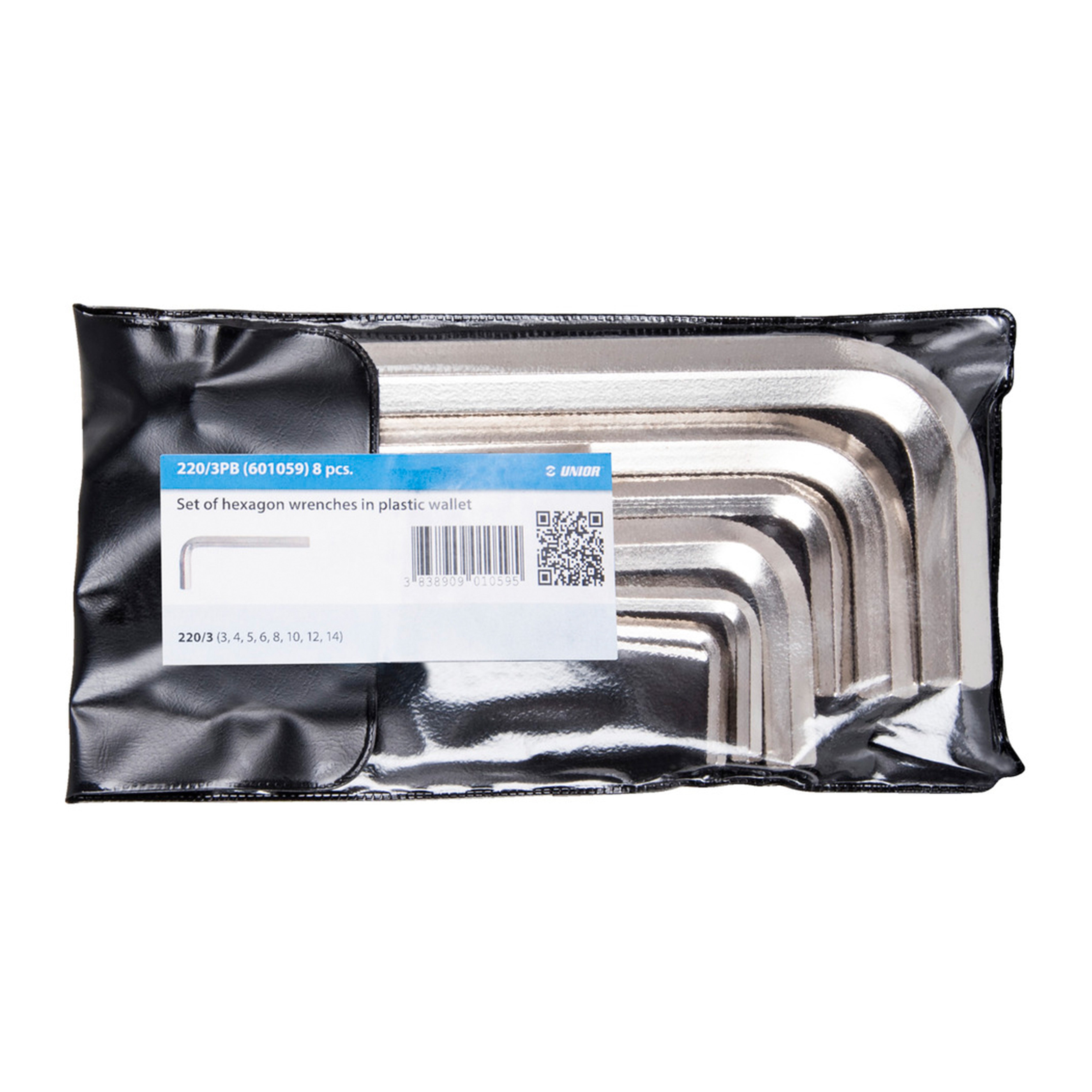 Stiftsleutelset, inbus in kunststof etui 220/3PB 3 - 19/10