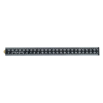 Duimstok, nylon, zwart 4396N 1M