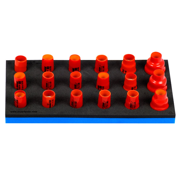 **VDE dopsleutelset 1/2 in SOS-module 964VDE5