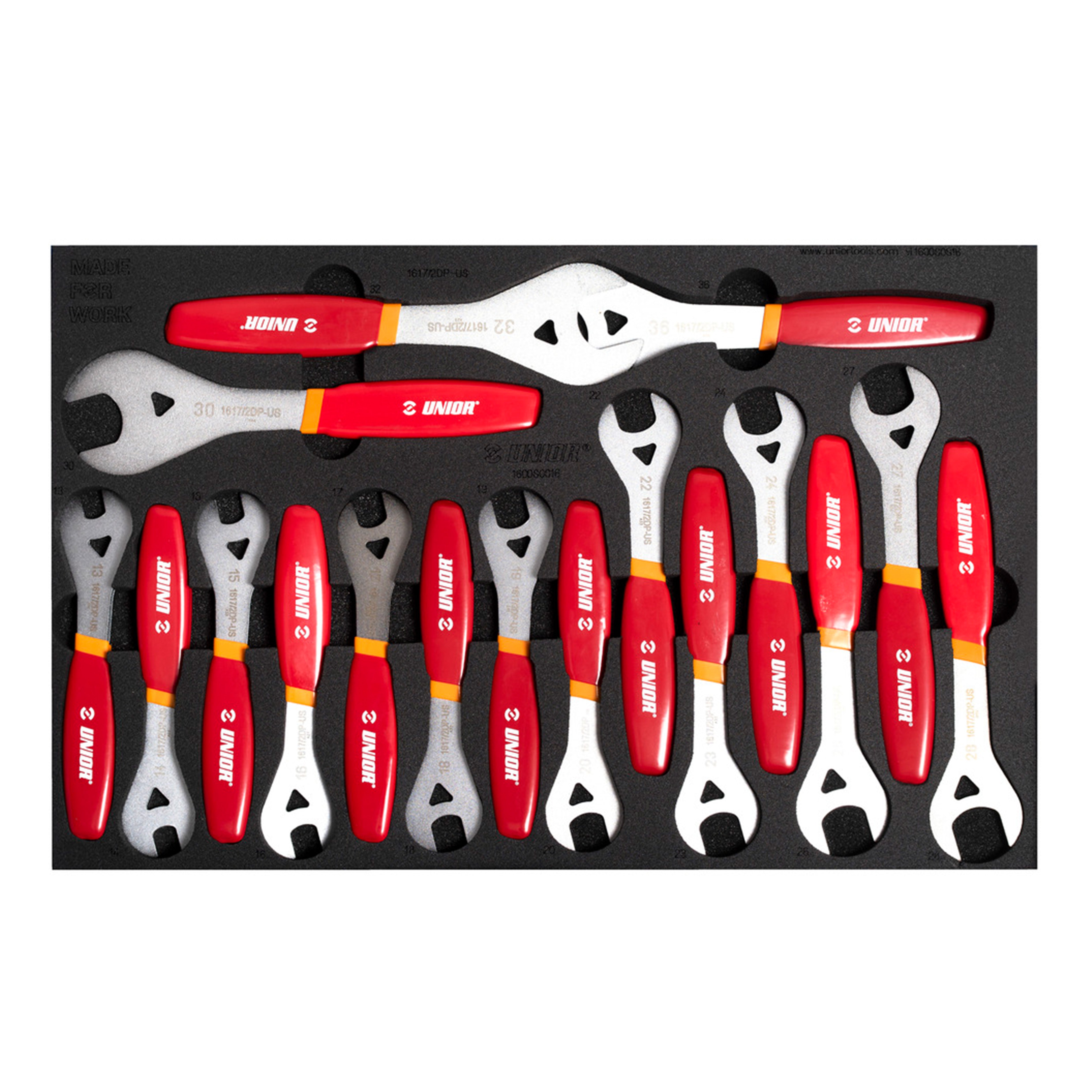 Bike tool set in SOS tool tray 1600SOS24