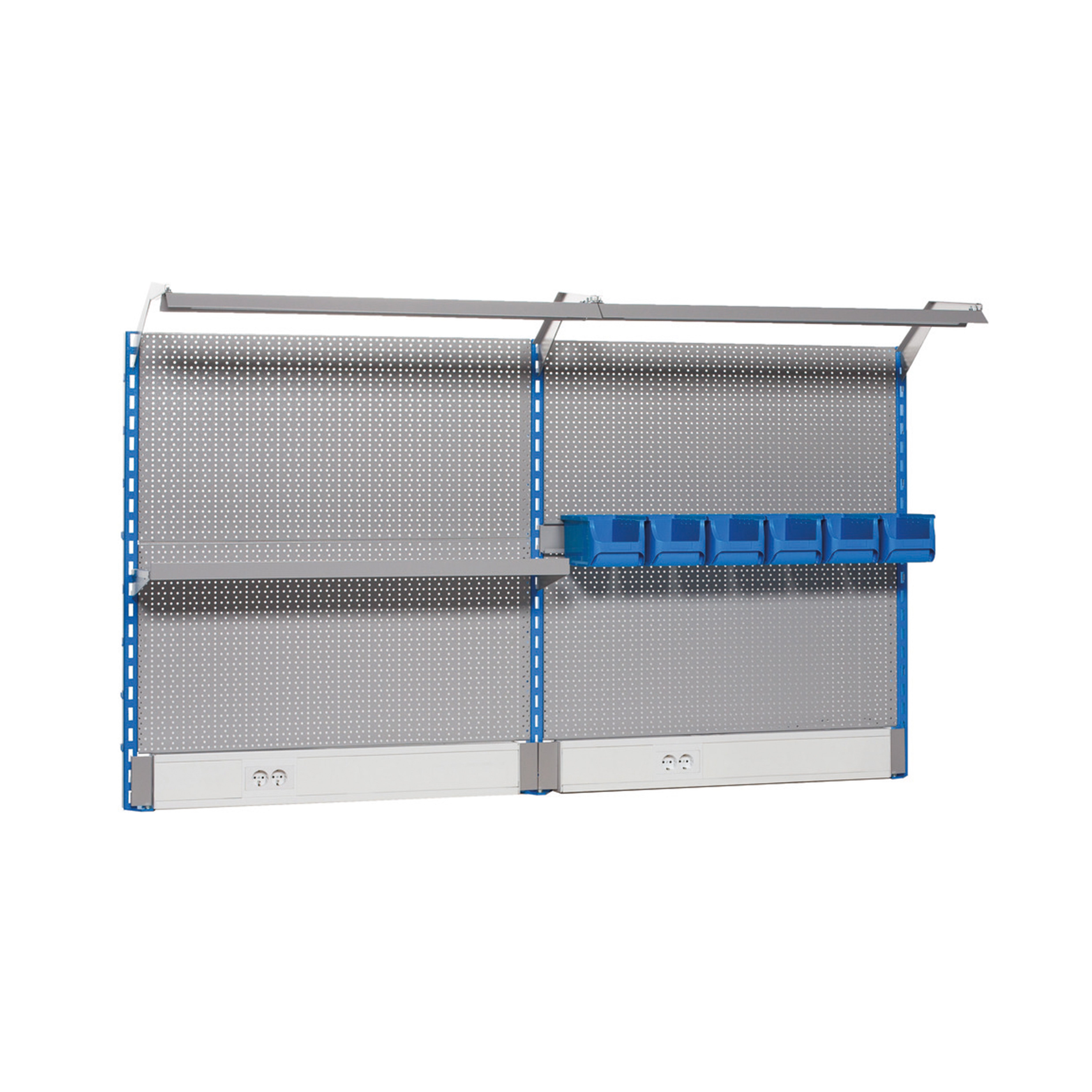 Achterwand geperforeerd - Module C4 990MC4 2m
