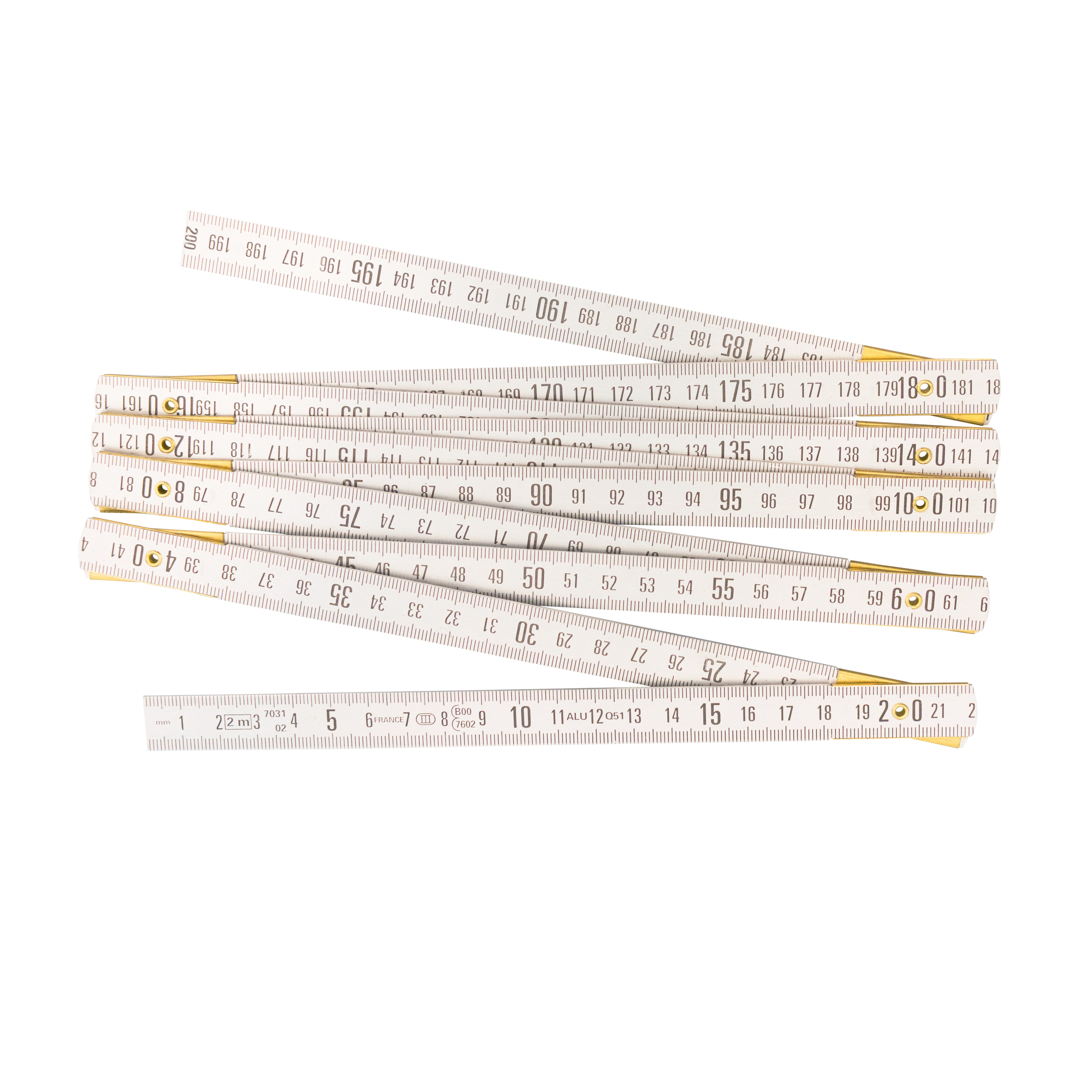 Duimstok, aluminium 4396A 2M