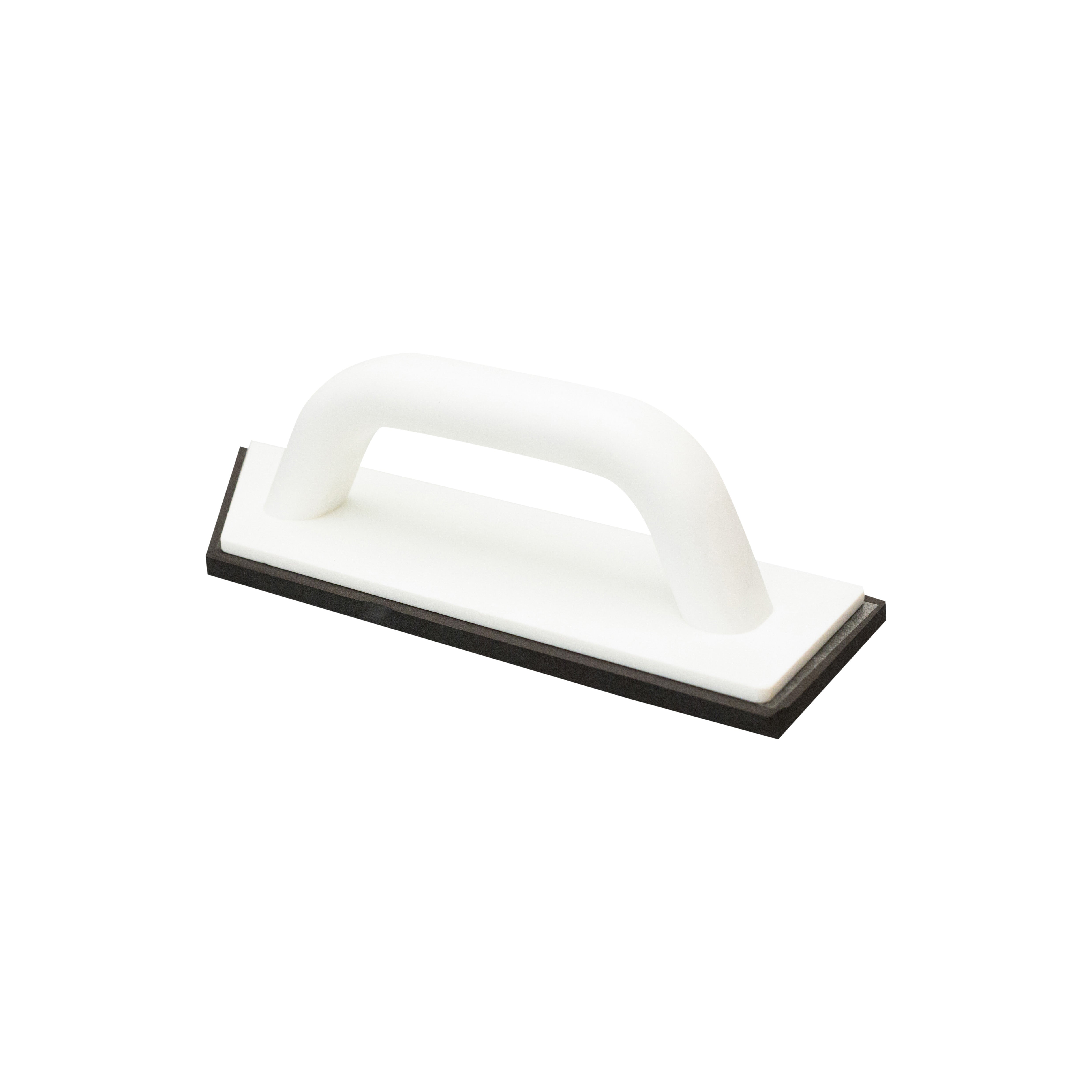 Schuurbord, met rubber, zwart  260 x 80 x 8