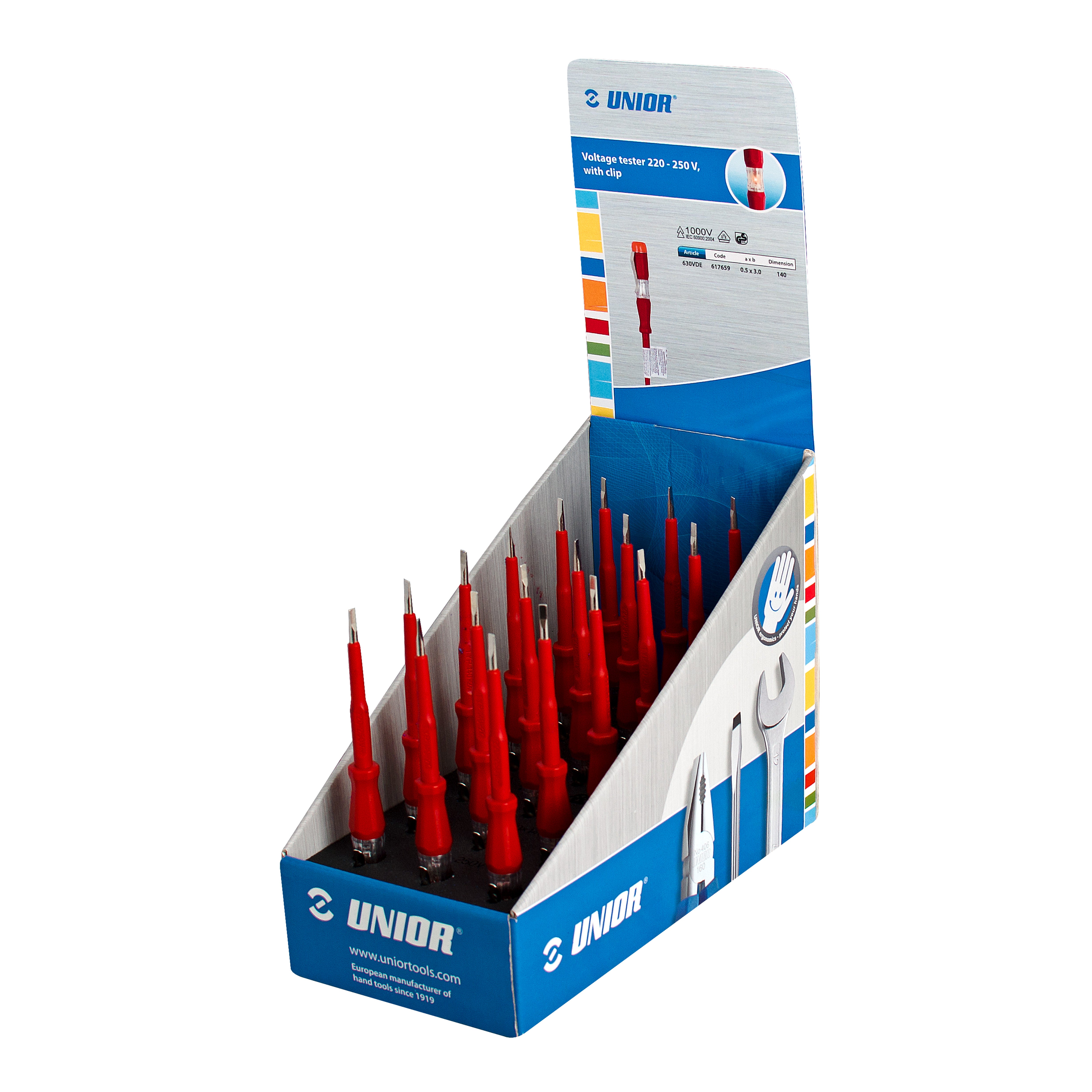Spanningzoeker 220 - 250 V 630VDE 0.5 x 3.0 x 140