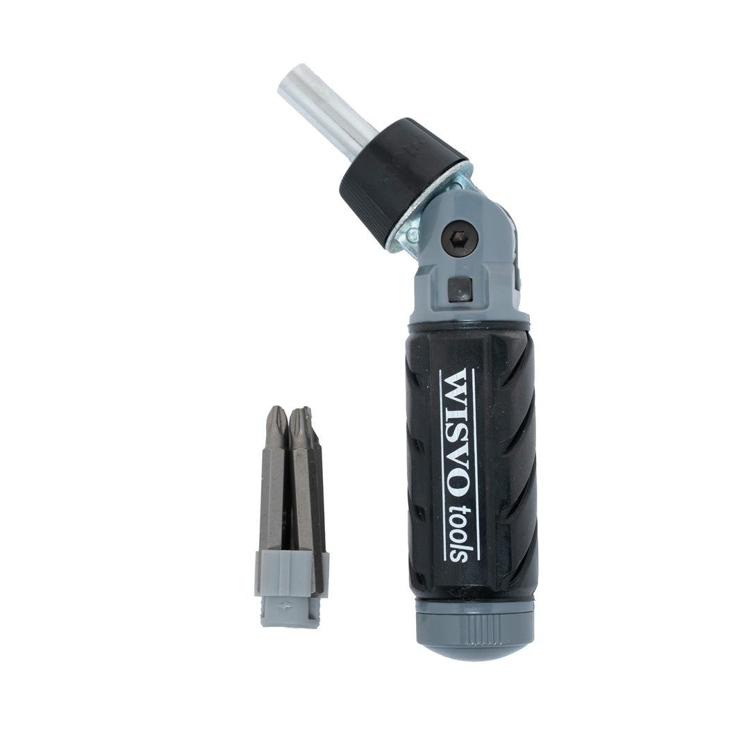 Ratelschroevendraaier, magnetisch, verstelbaar