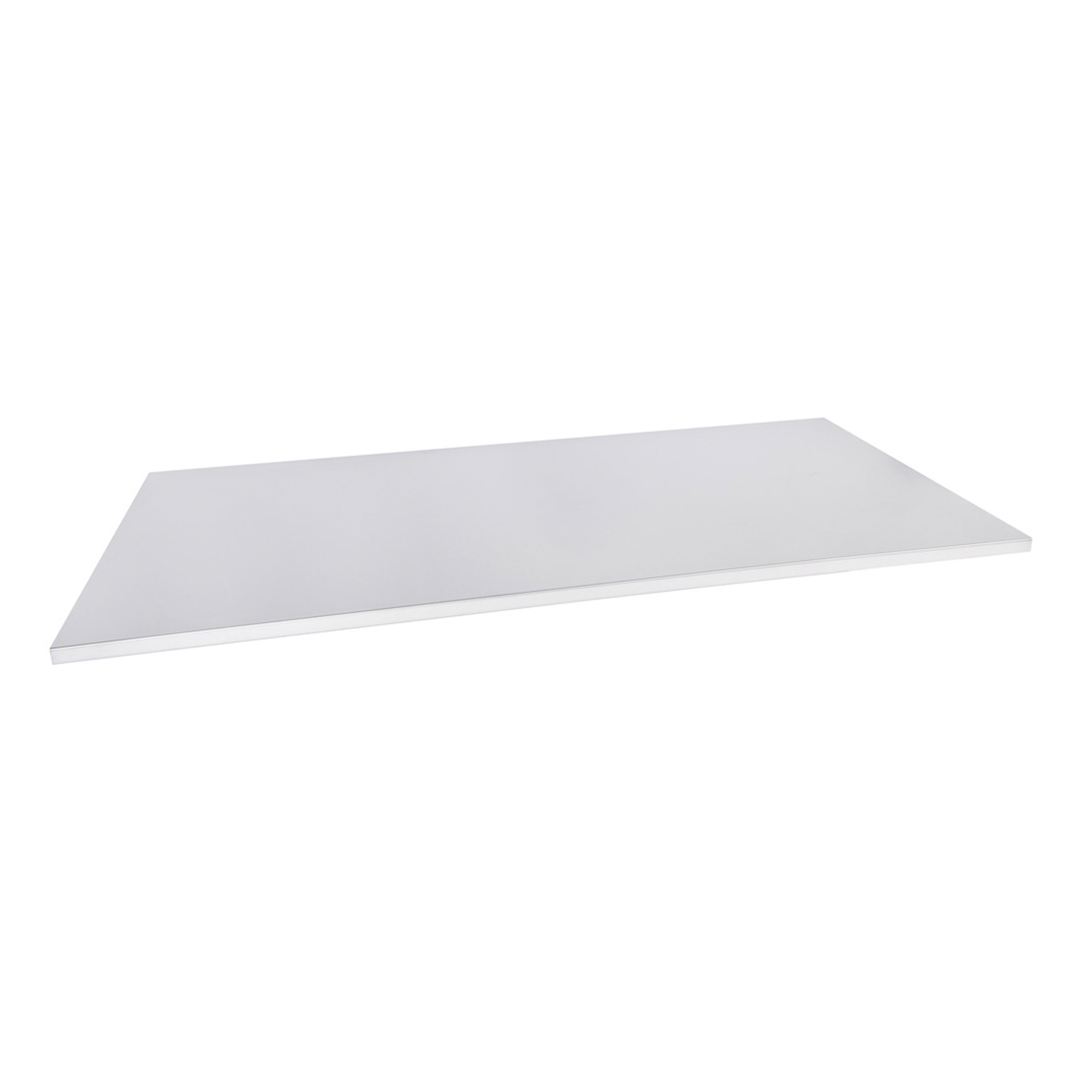 Wooden working plate for modular work bench with stainless steel cover 990TW-SST 2000x753x39