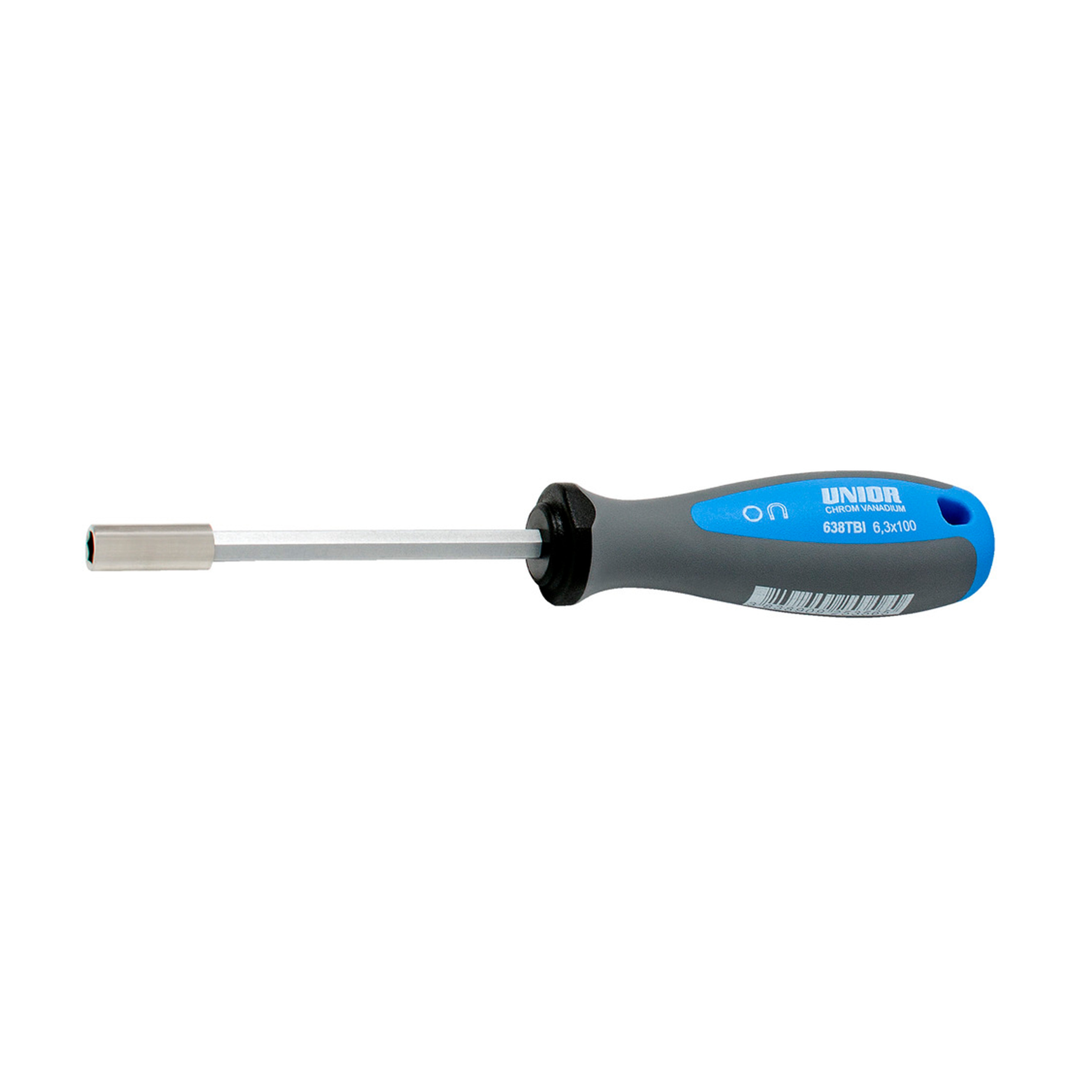 Handgreep, TBI, voor bits 1/4" C6,3 638TBI6,3