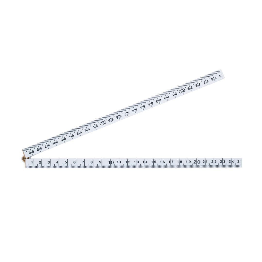 Duimstok, nylon, wit 4396N 1M