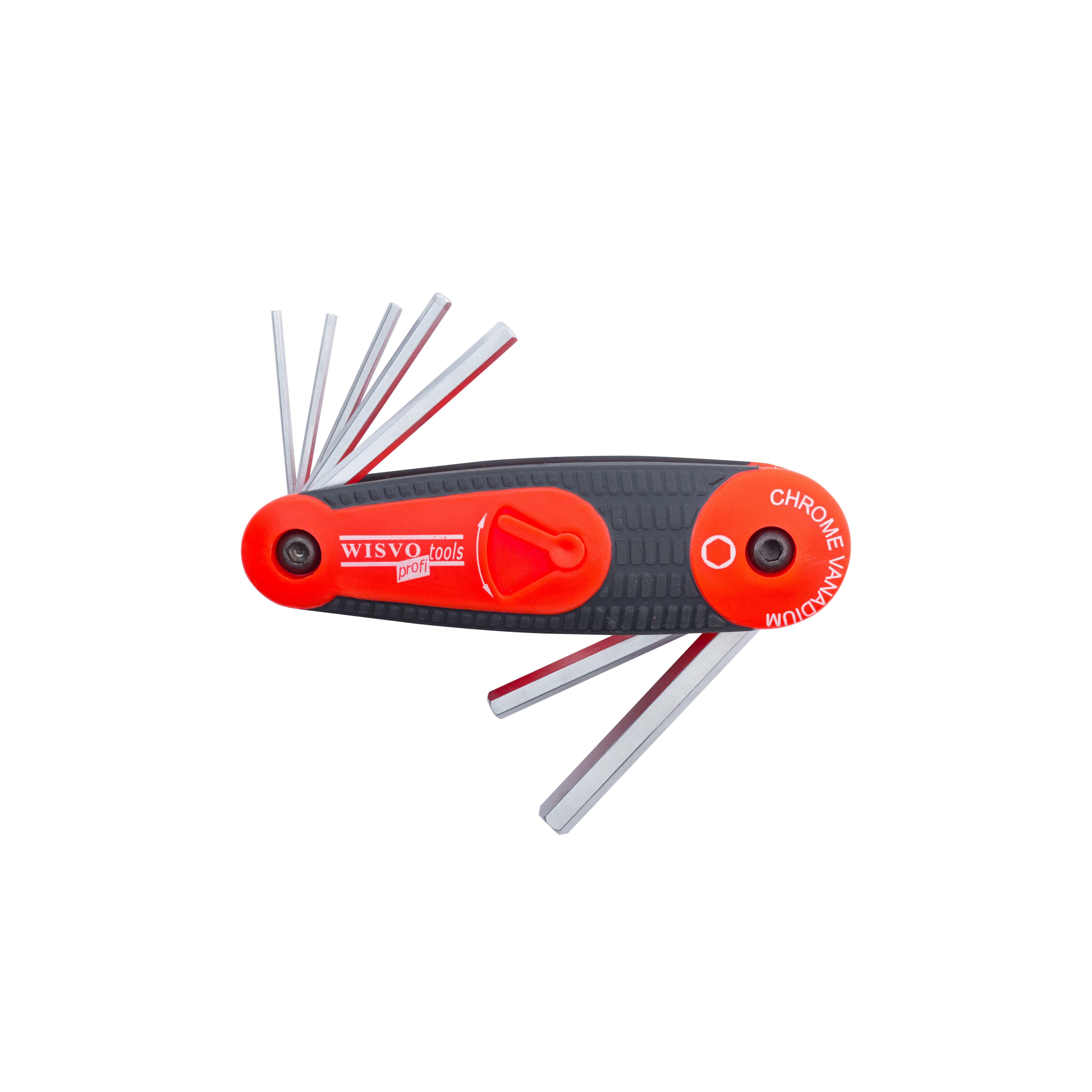 Stiftsleutelset, inbus, zakmes model 3171HXFH 2,5-10 /S07