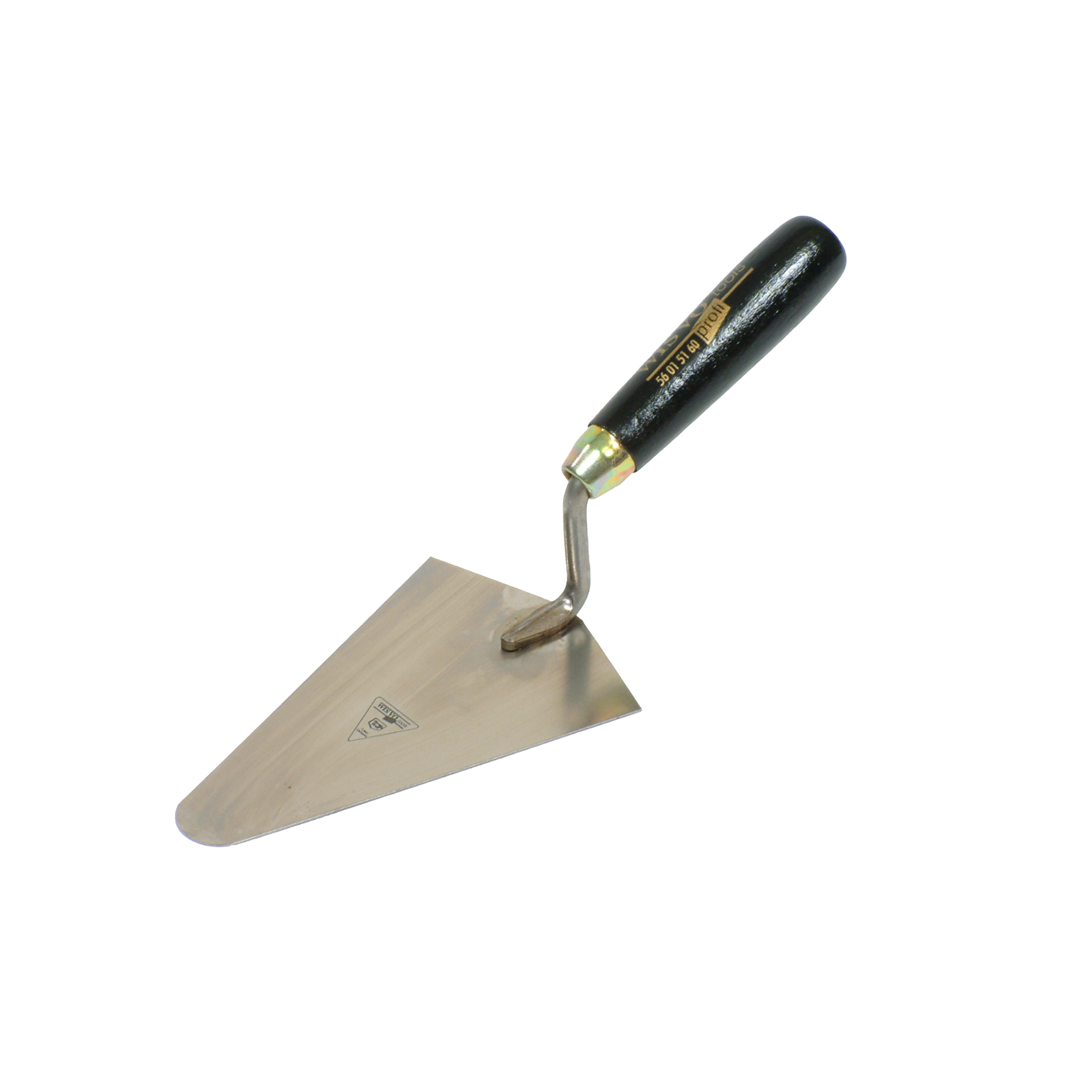 Pleistertroffel, rond, RVS  160