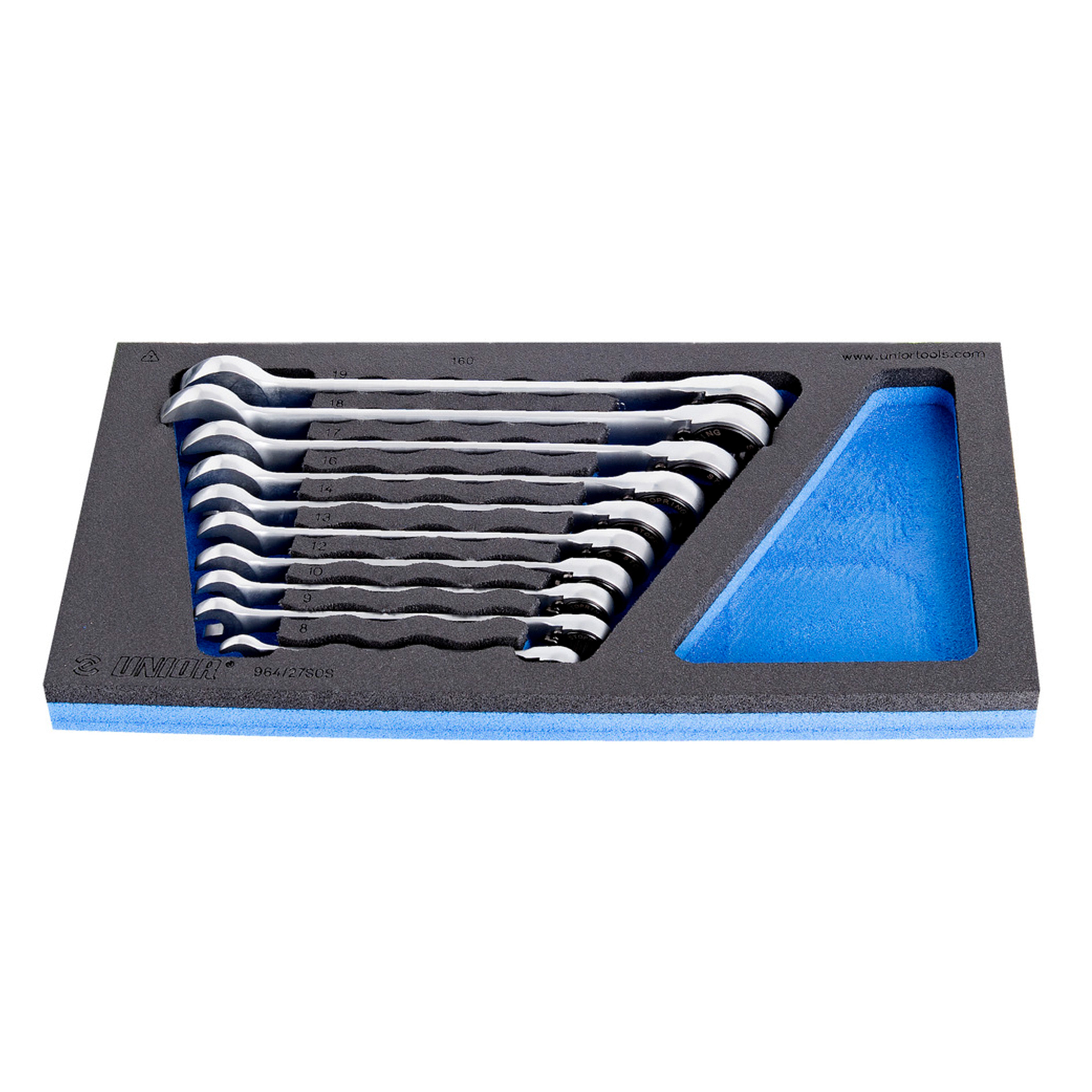 Ratel-steekringsleutelset in SOS-module 964/27SOS 8 - 19/10