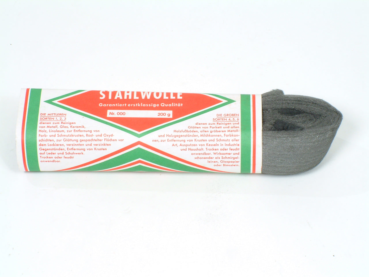 Staalwol, Rol 200 gram  #000 - 200 gr