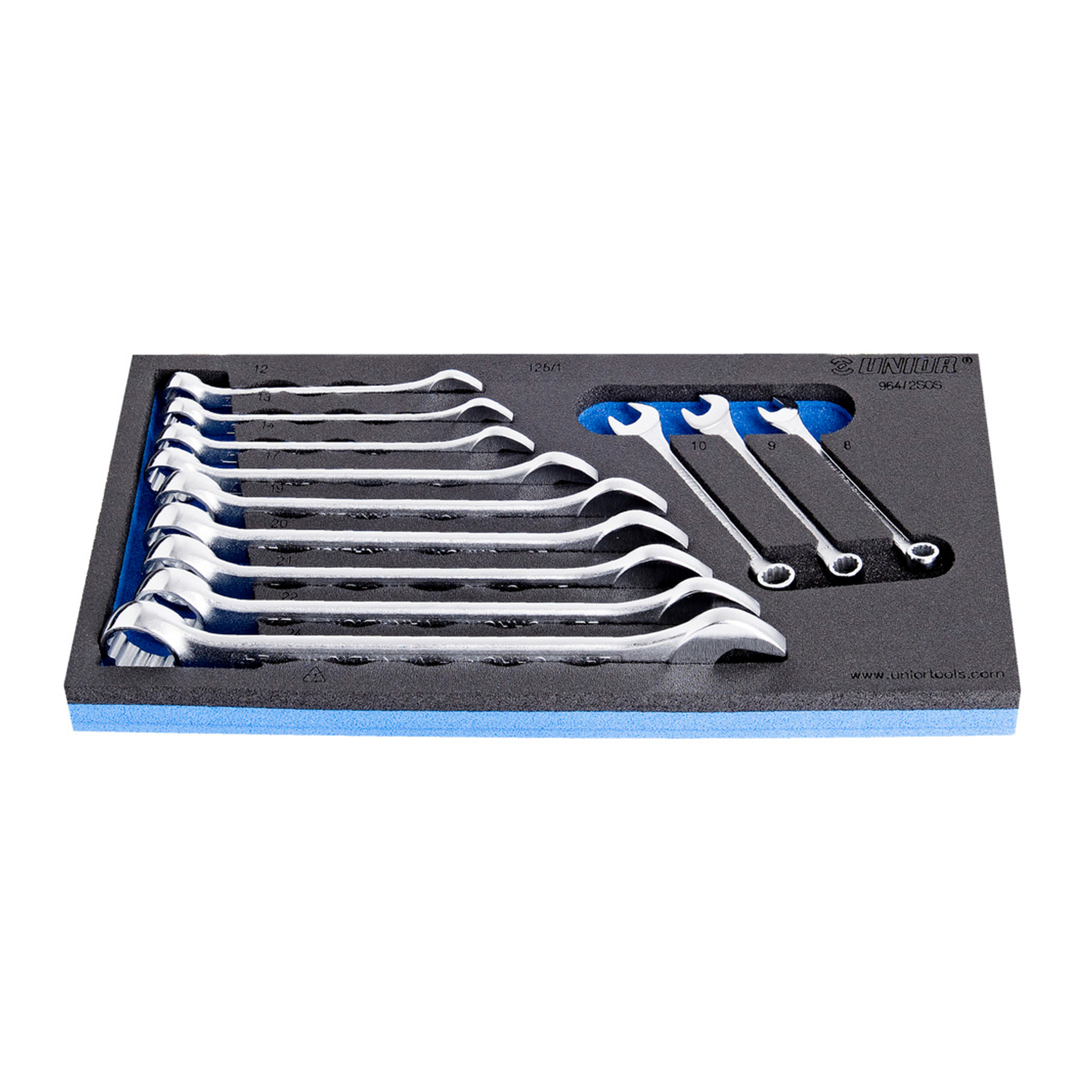 Steekringsleutelset, kort model in SOS-module 964/2SOS 8 - 24/12