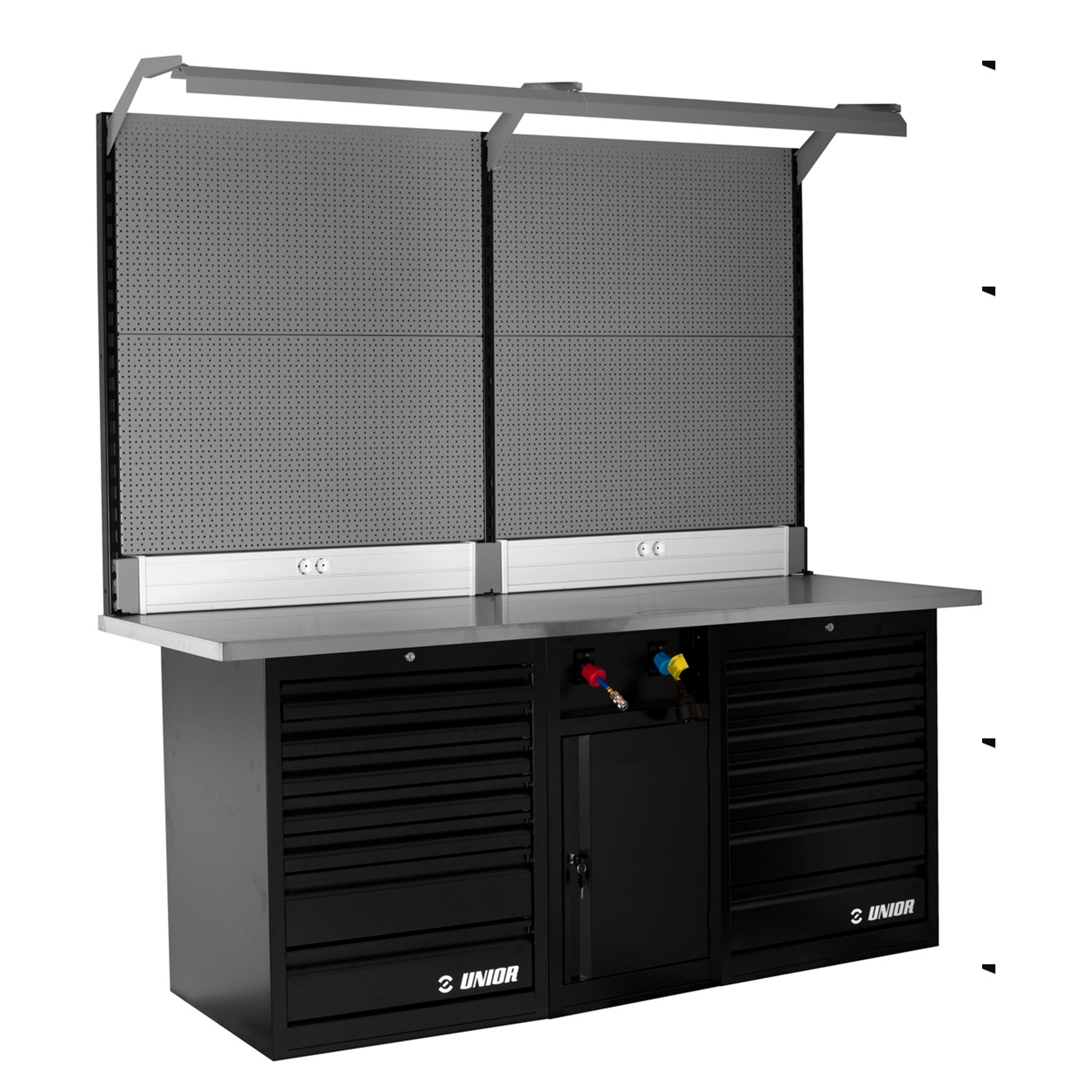 Tech Bench, full front with back panel and light 990TB1