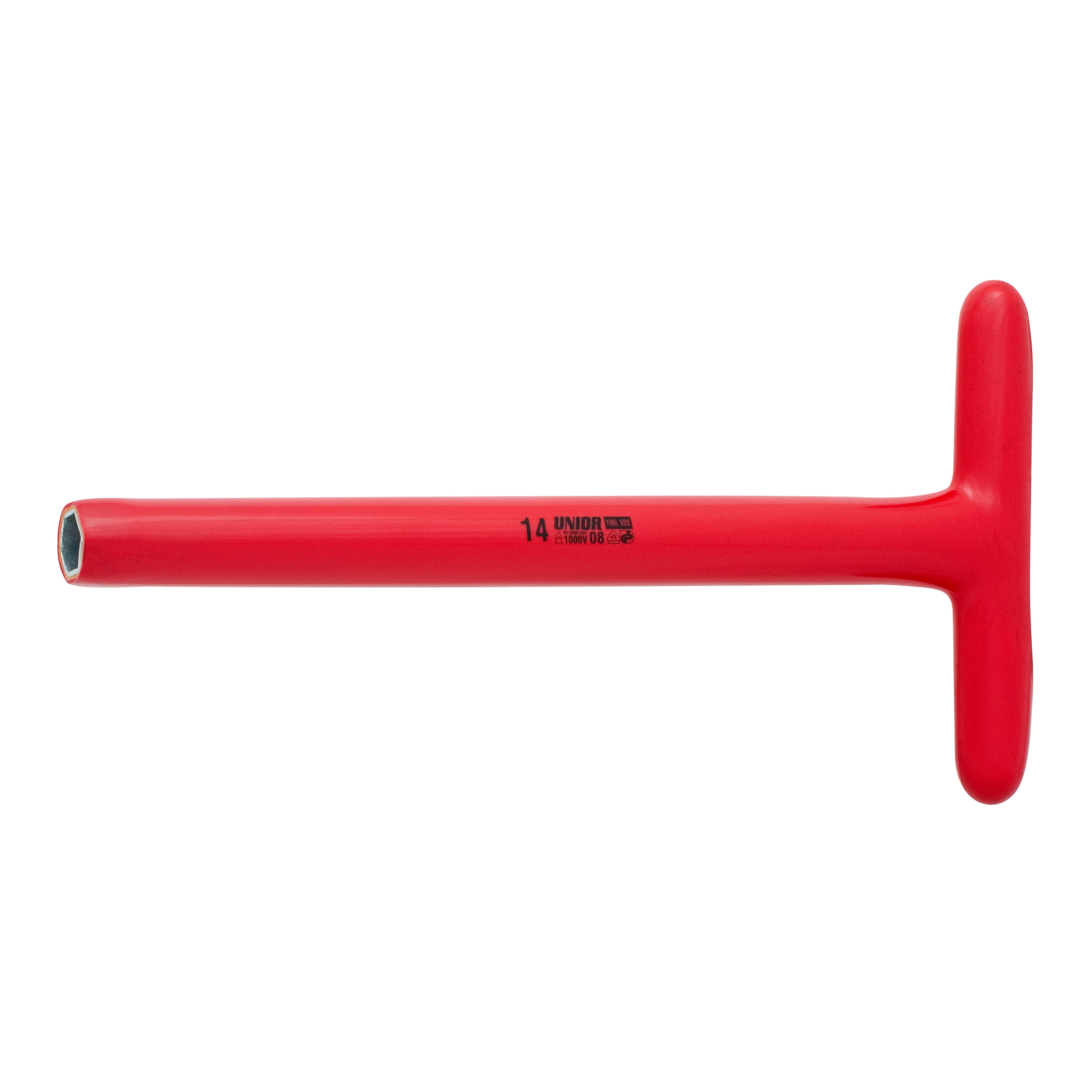**VDE Dopsleutel met T-greep, lang 196/2LVDEDP 10