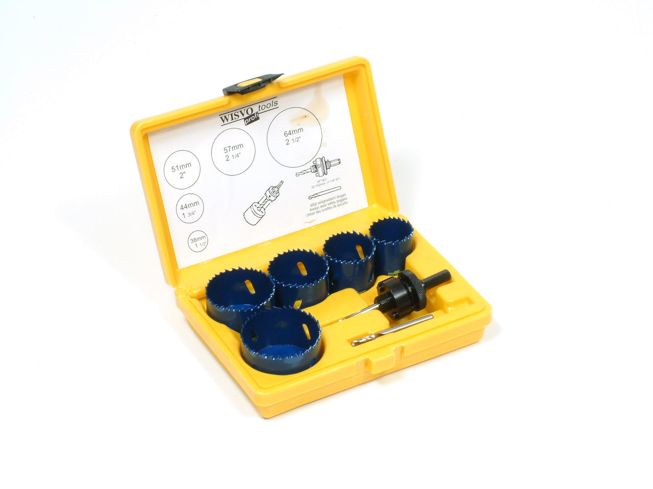 Gatenzaagset M3BI, in koffer, 7 delig 1691S S07