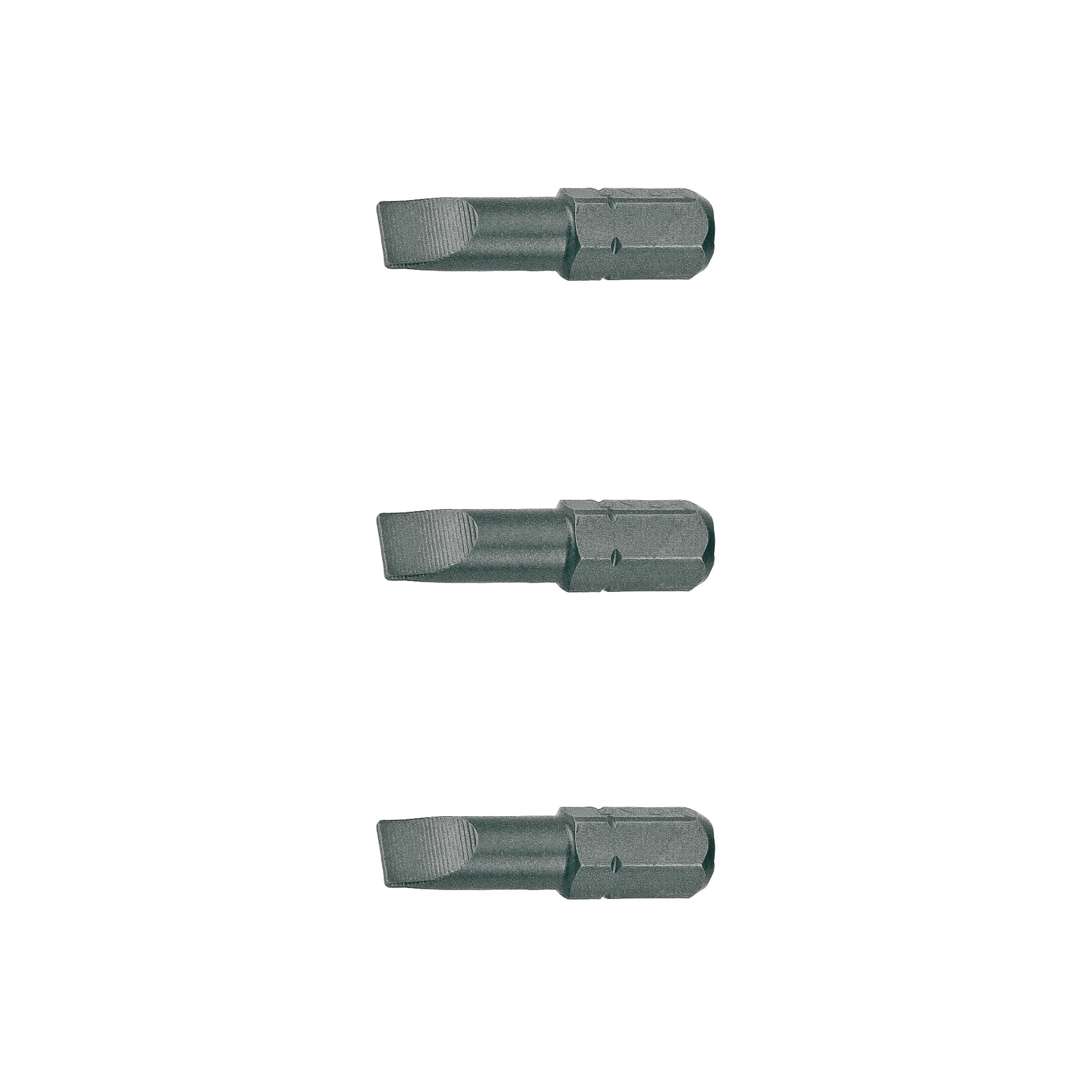 ***Bit sleuf, set 3 stuks 6460C6,3 1.0 x 5.5