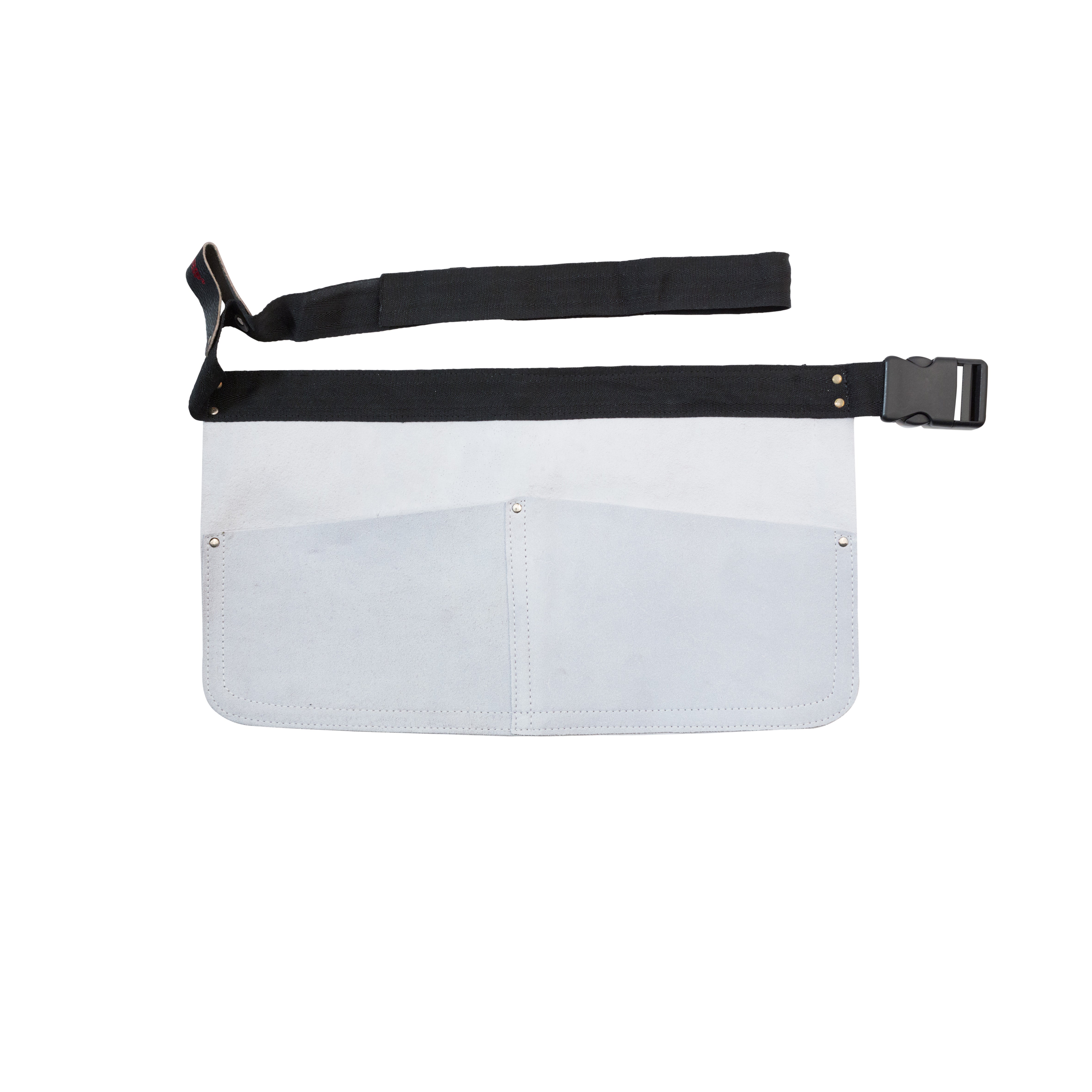 Spijkerschort, leder met riem