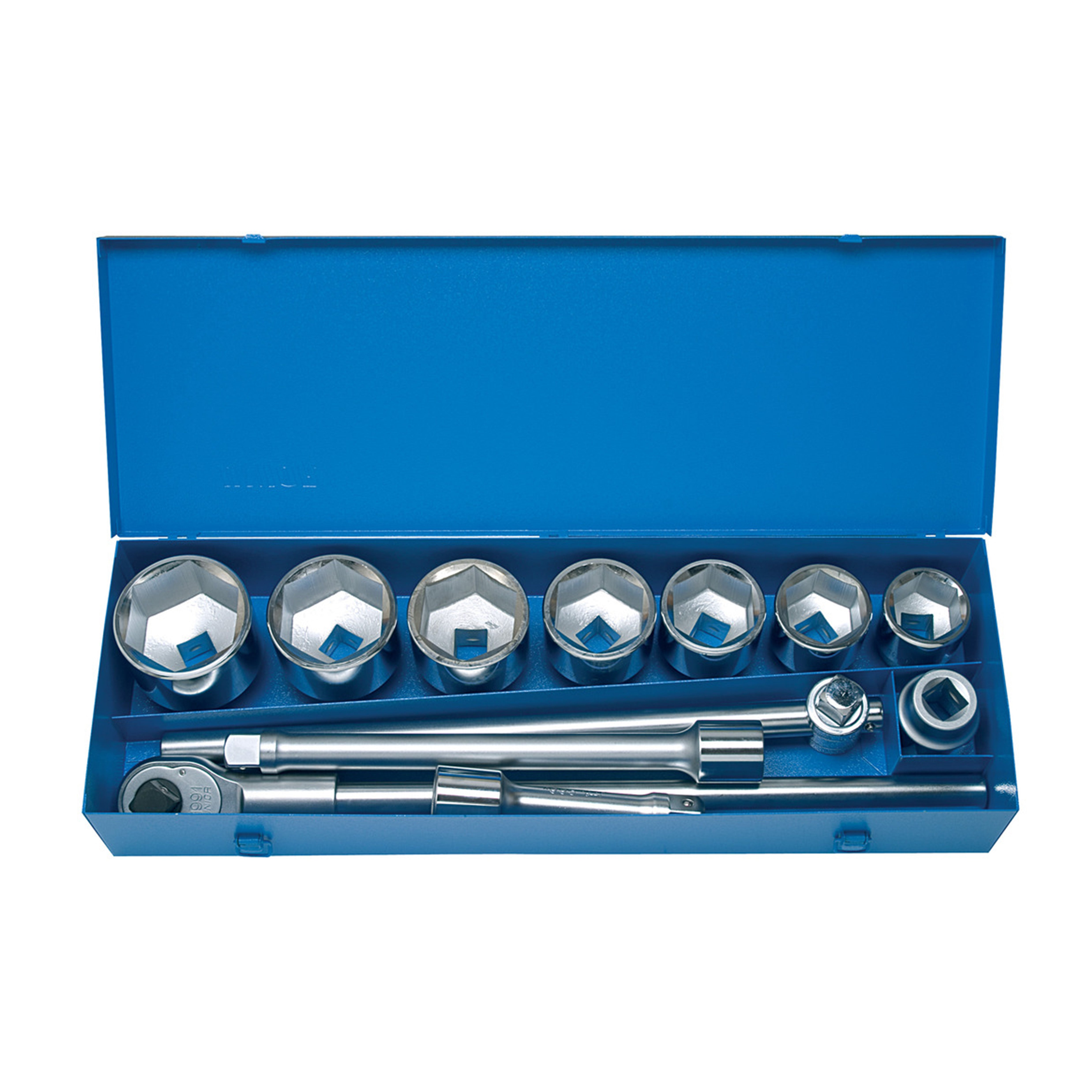 Dopsleutelset 1 in metalen cassette 199MB1 46 - 80/12
