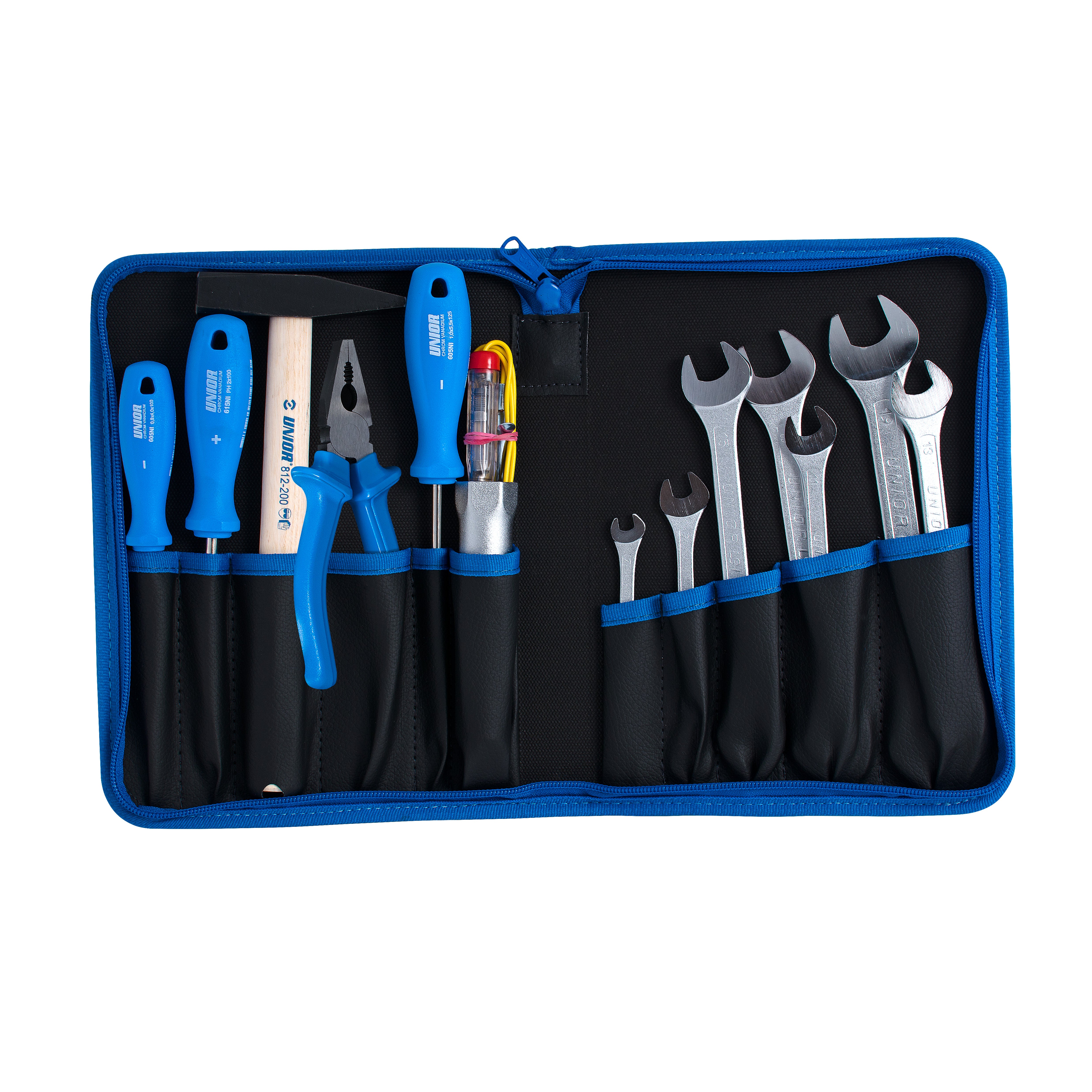 **Gereedschapset in kunstlederen tas 902/2 /14