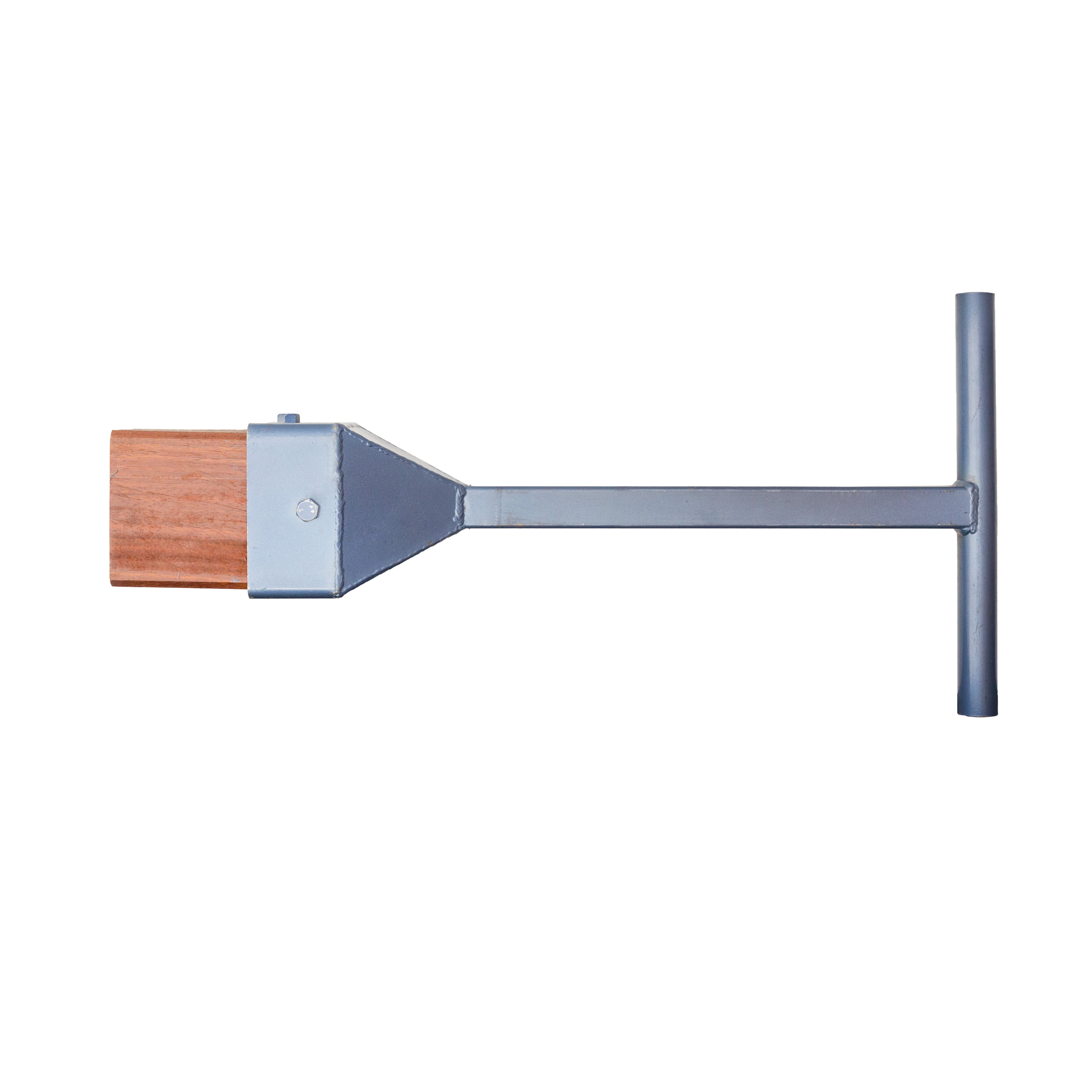 Grondstamper, houten klos