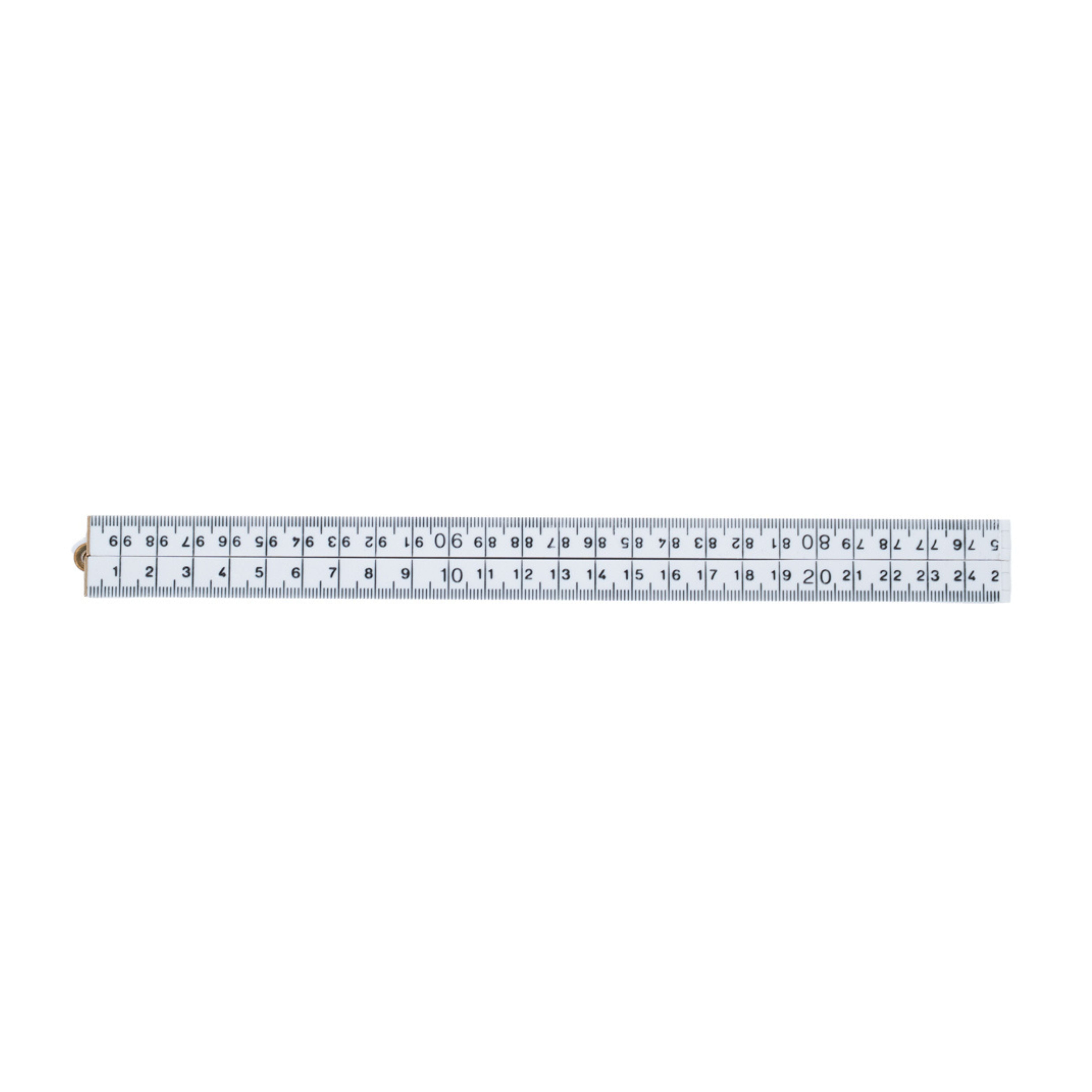 Duimstok, nylon, wit 4396N 1M