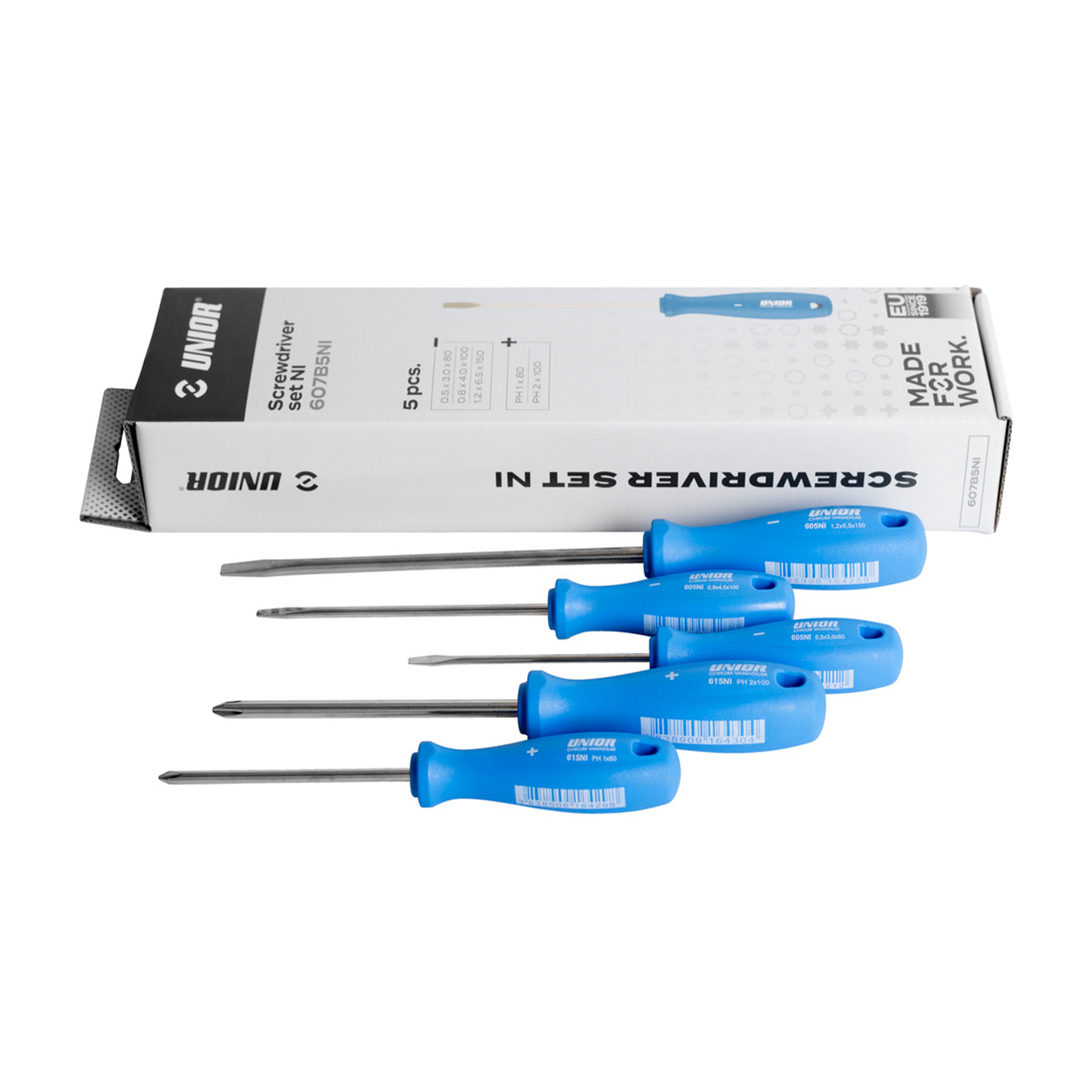 **Schroevendraaierset NI 607B5NI /5
