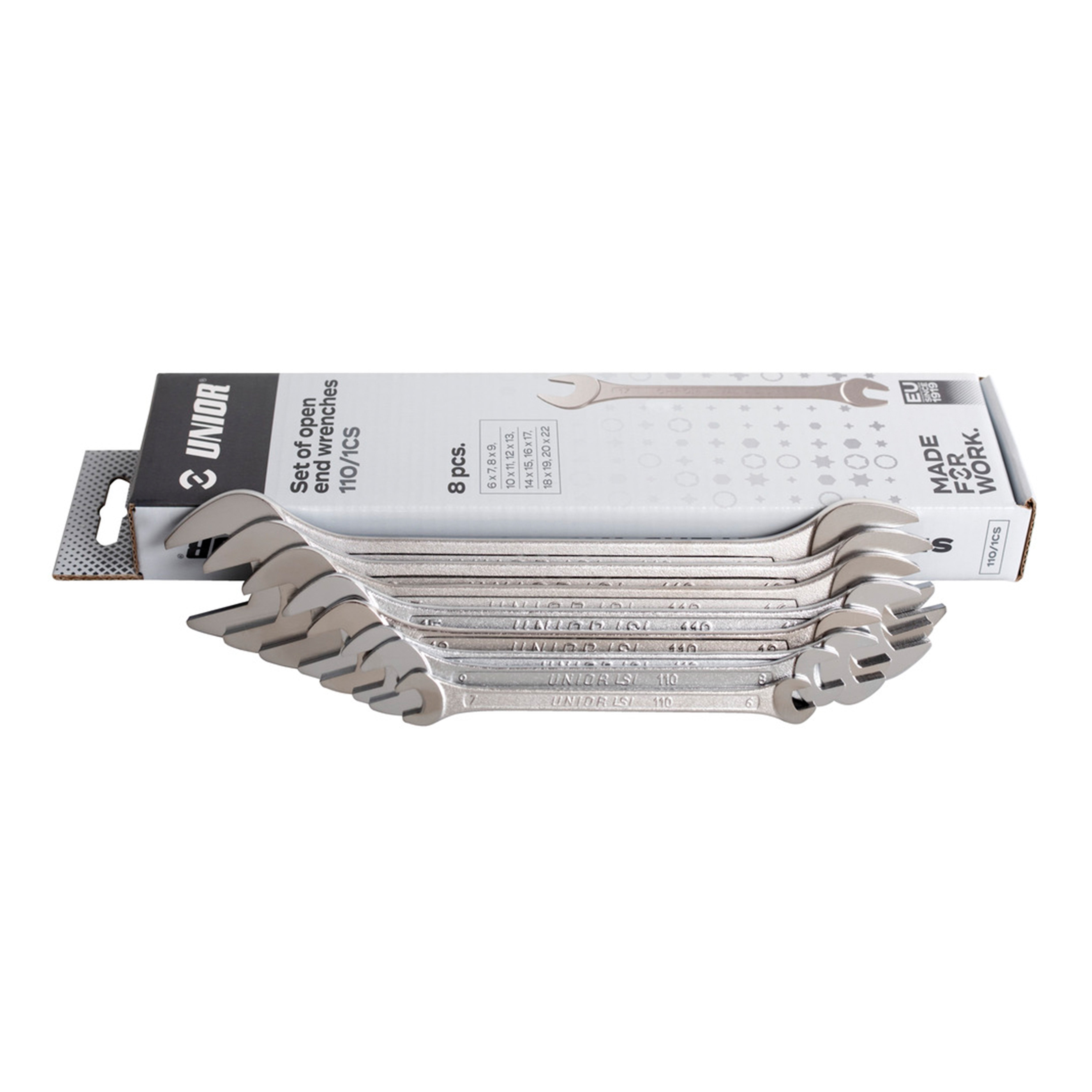 Steeksleutelset in industrieverpakking 110/1CS 6 - 22/8