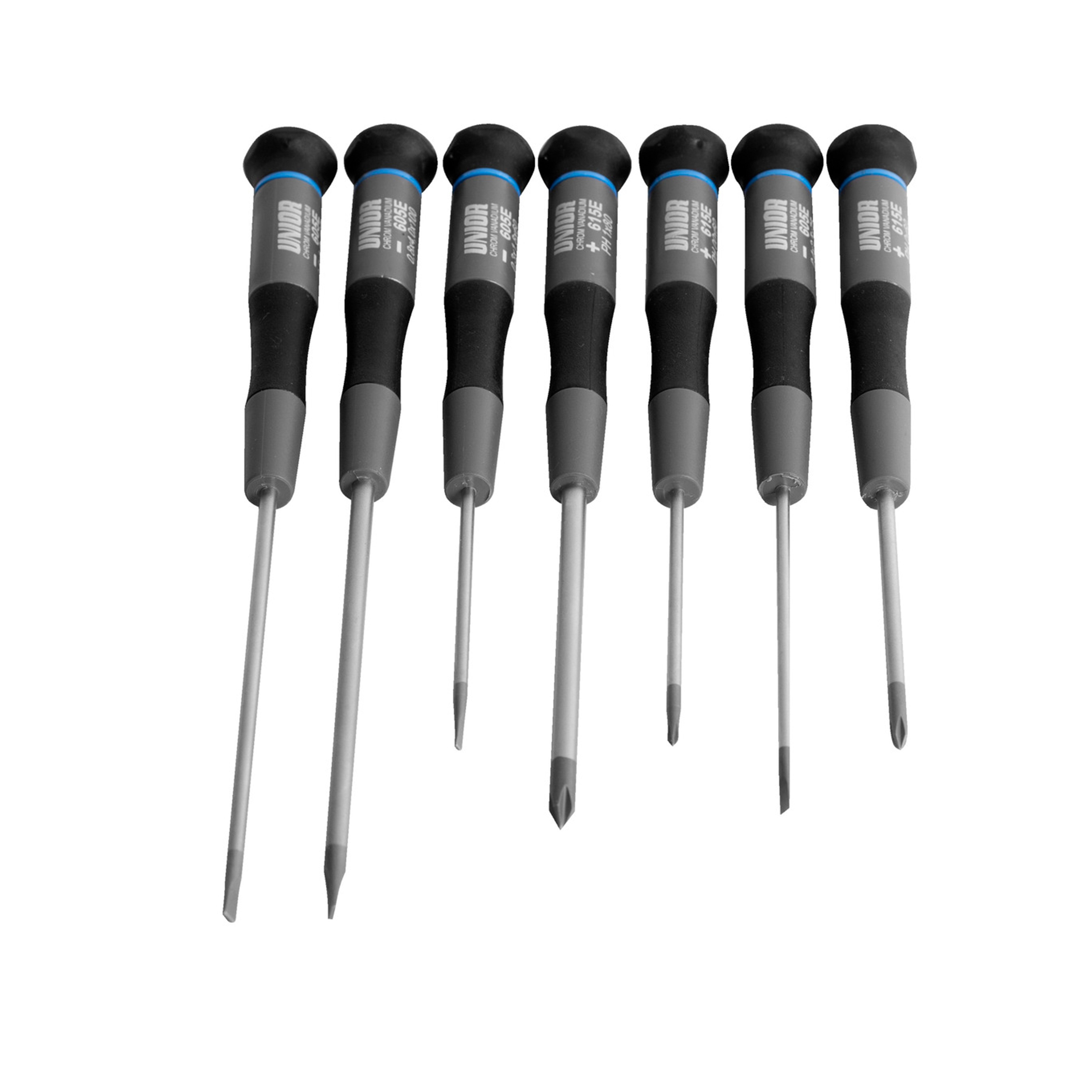 Schroevendraaiers, elektronica in ophangverpakking 607CS7E /7